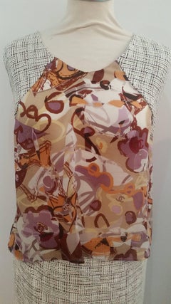 Chanel 3 piece Chenille Skirt Suit 2005 Size 46