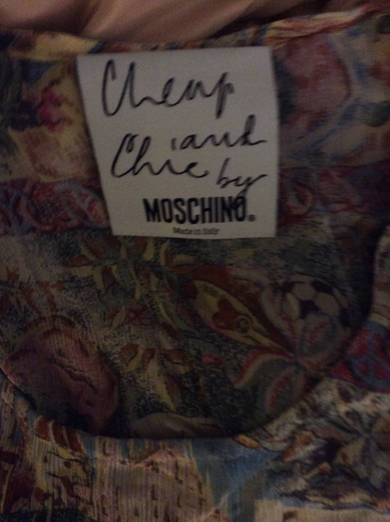 Incredible Vintage Moschino Cheap & Chic Popeye & Olive Oyl Dress 4