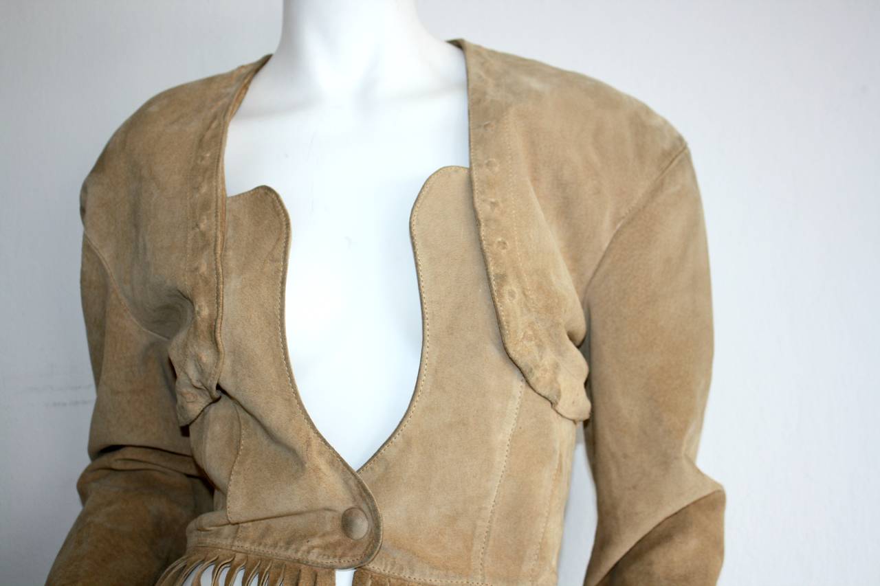 Vintage 70's brown tan check suit jacket 42 Jean Claude main image 0