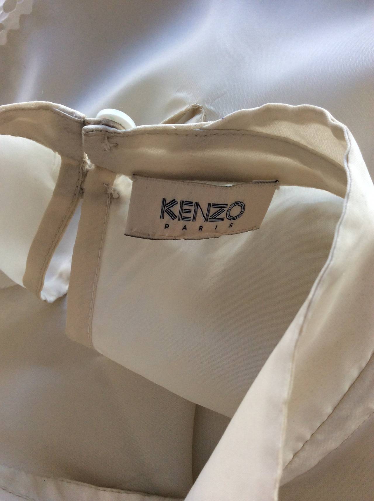 Adorable Kenzo Ivory Eyelet Dress Brand New 2