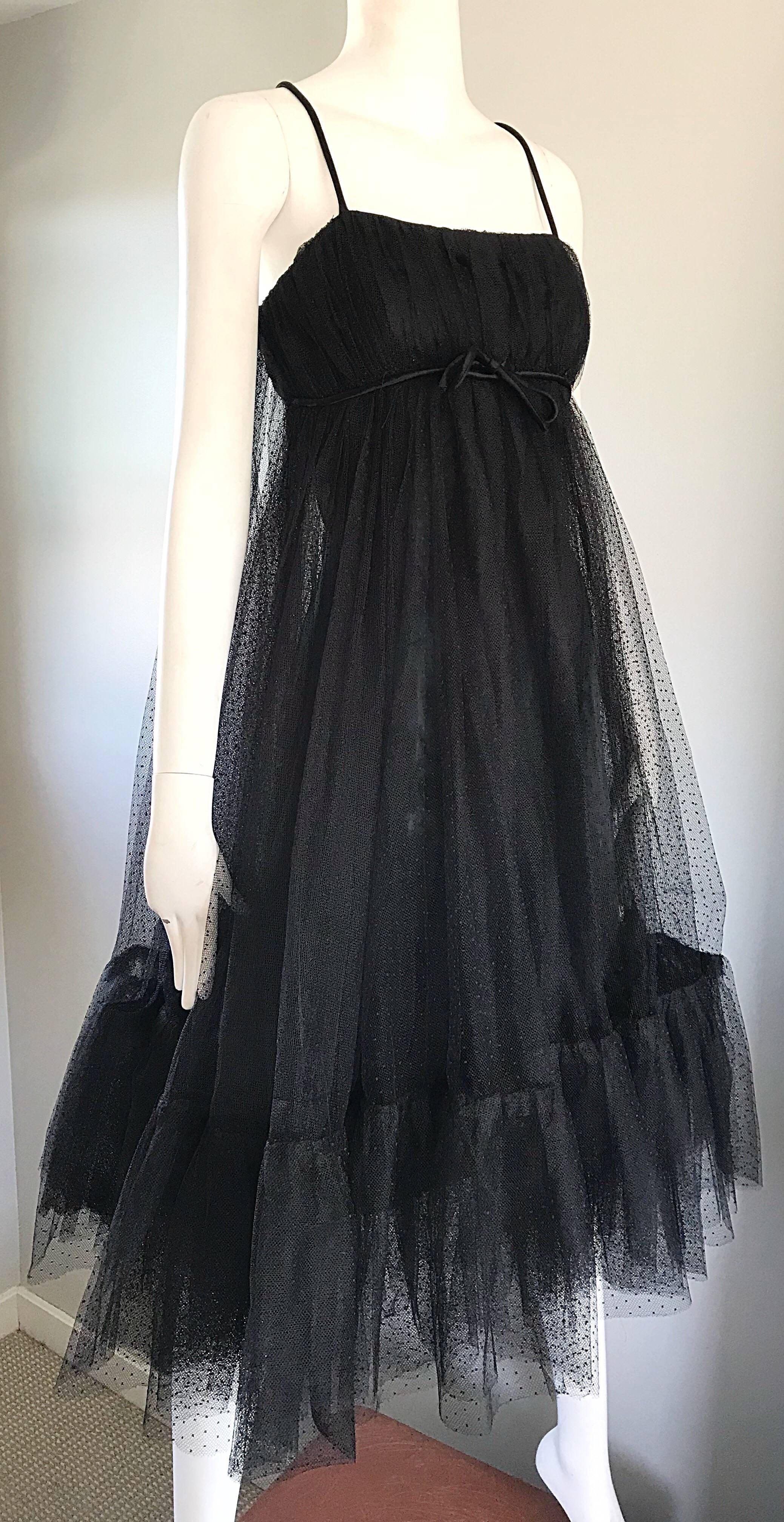 tulle babydoll dress