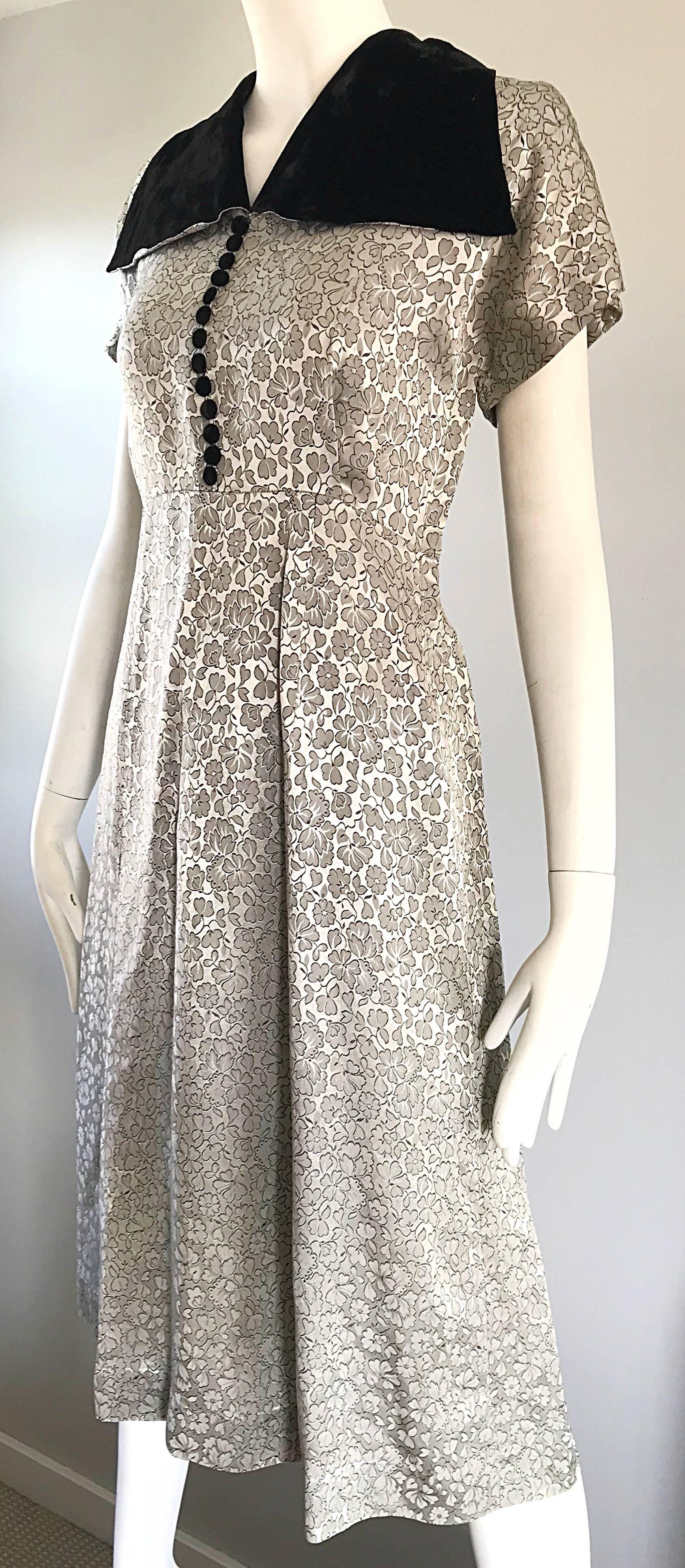 silver velvet dress