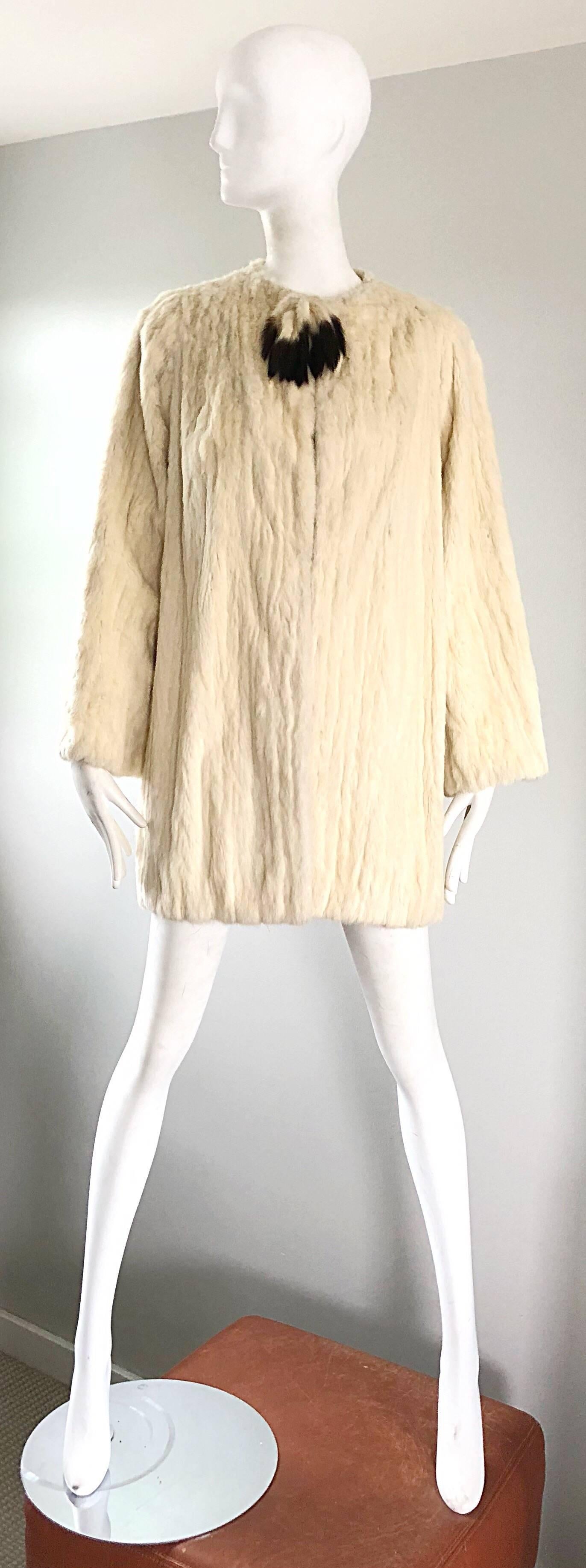 ermine fur coat