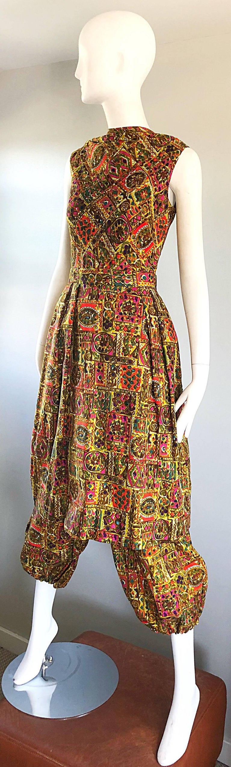 Camellia of Beverly Hills Vintage Harem Jumpsuit and Beaded Skirt ...