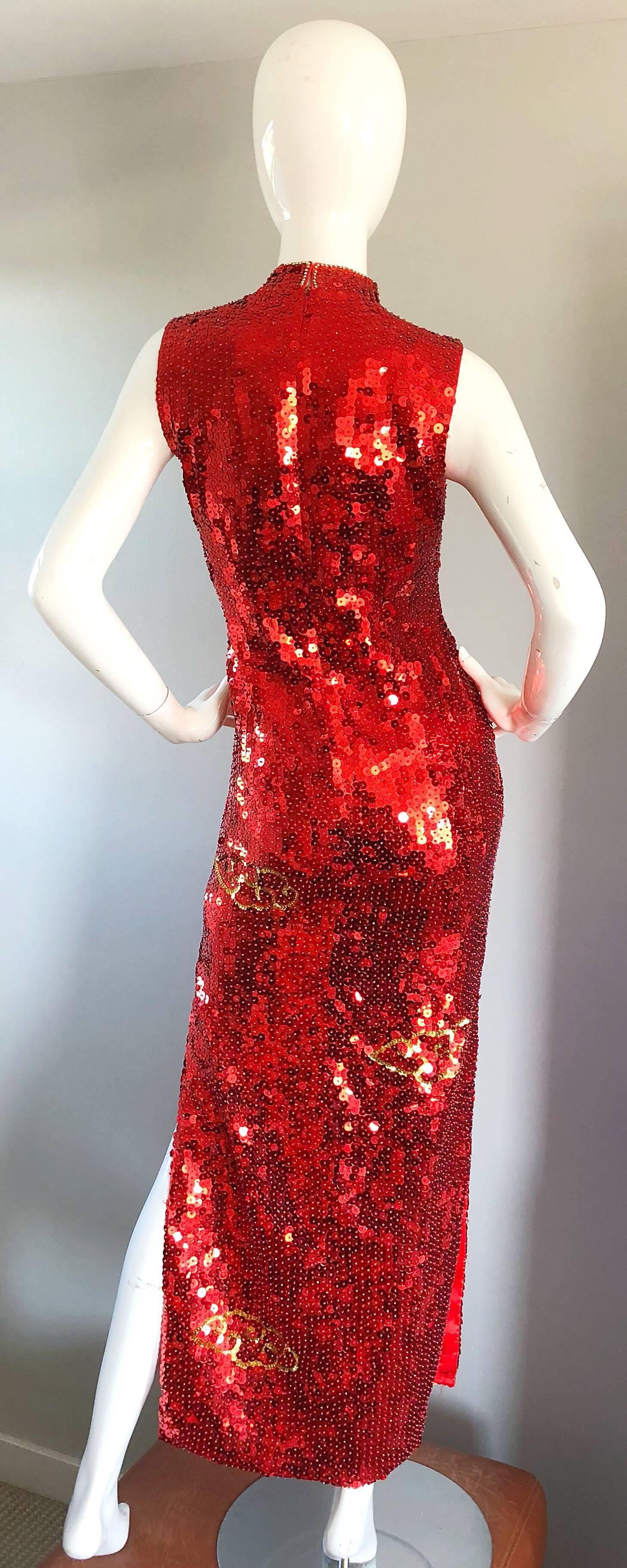 red dragon dress