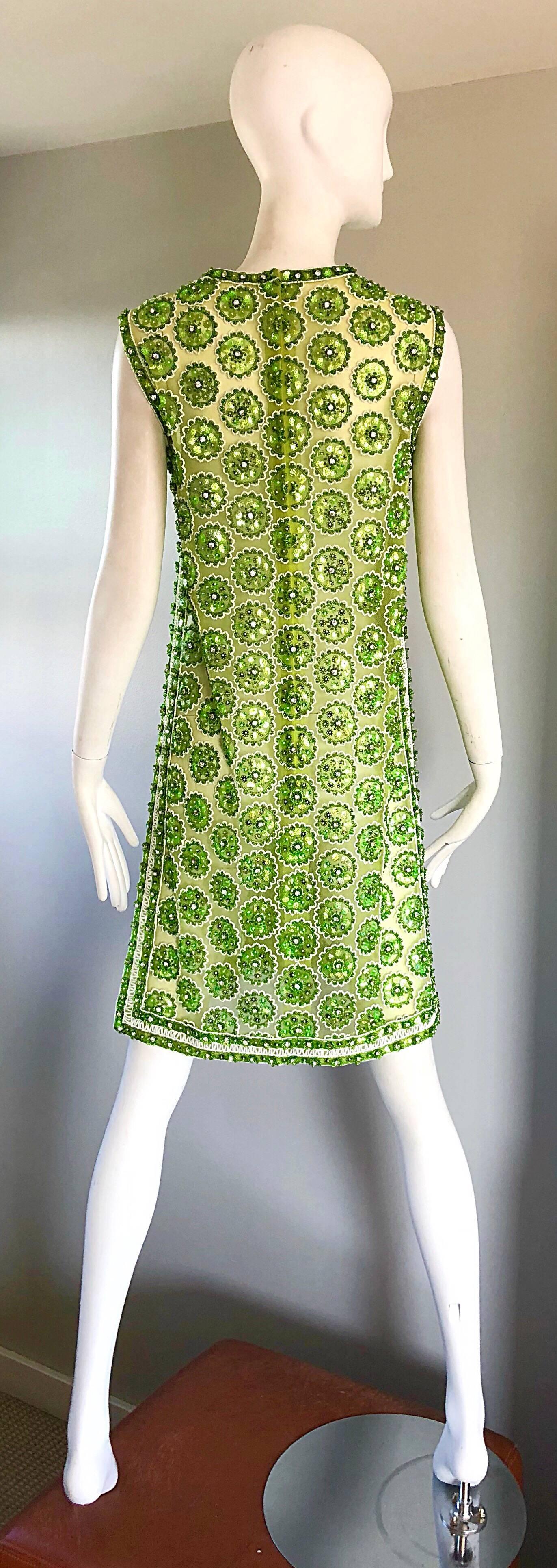 lime green sequin dress