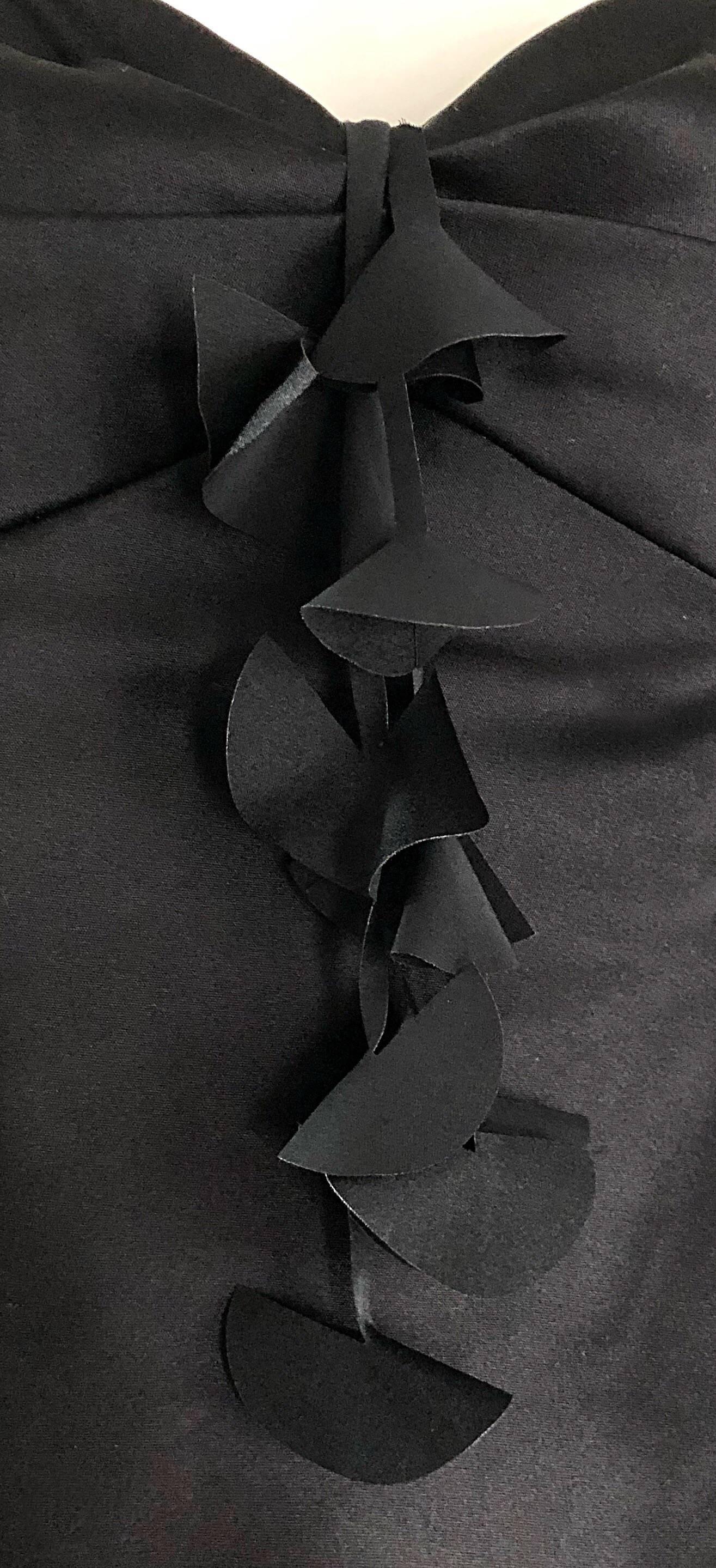 black silk halter top