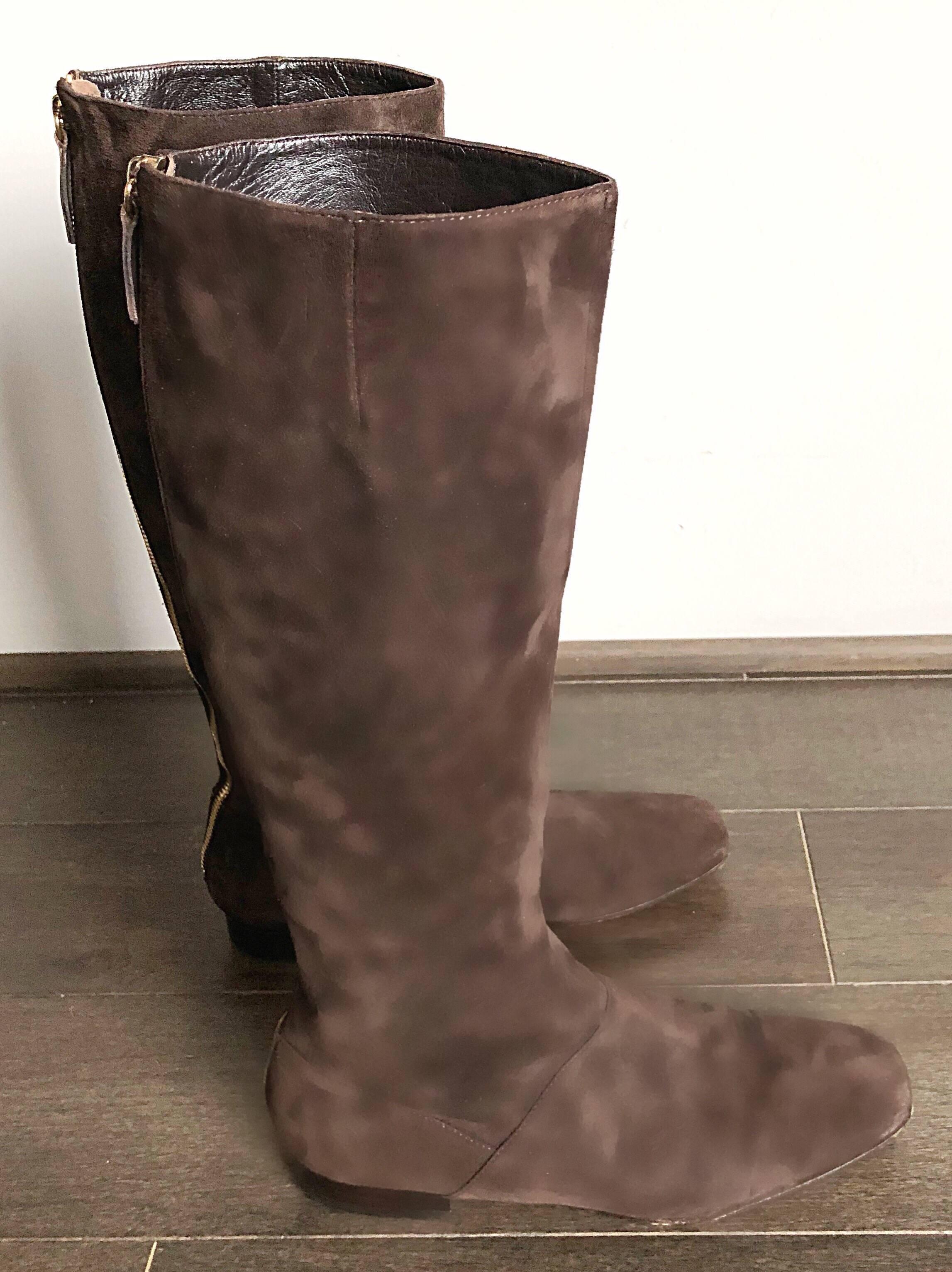 90s brown boots