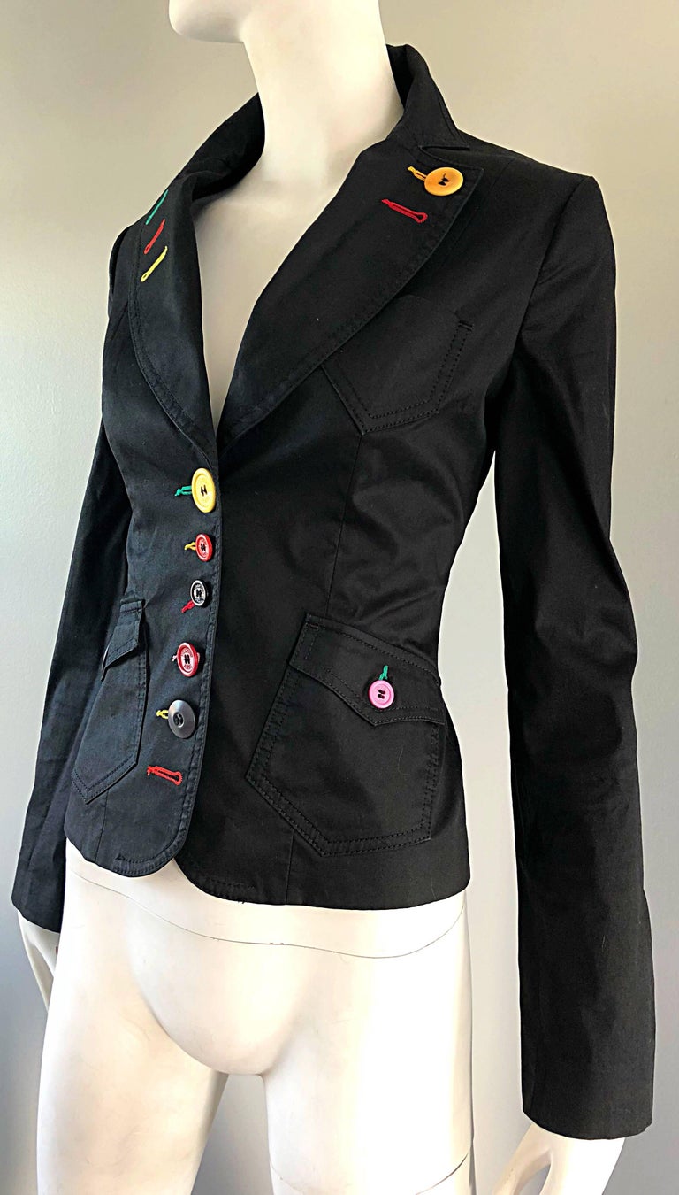 MOSCHINO button holes jacket