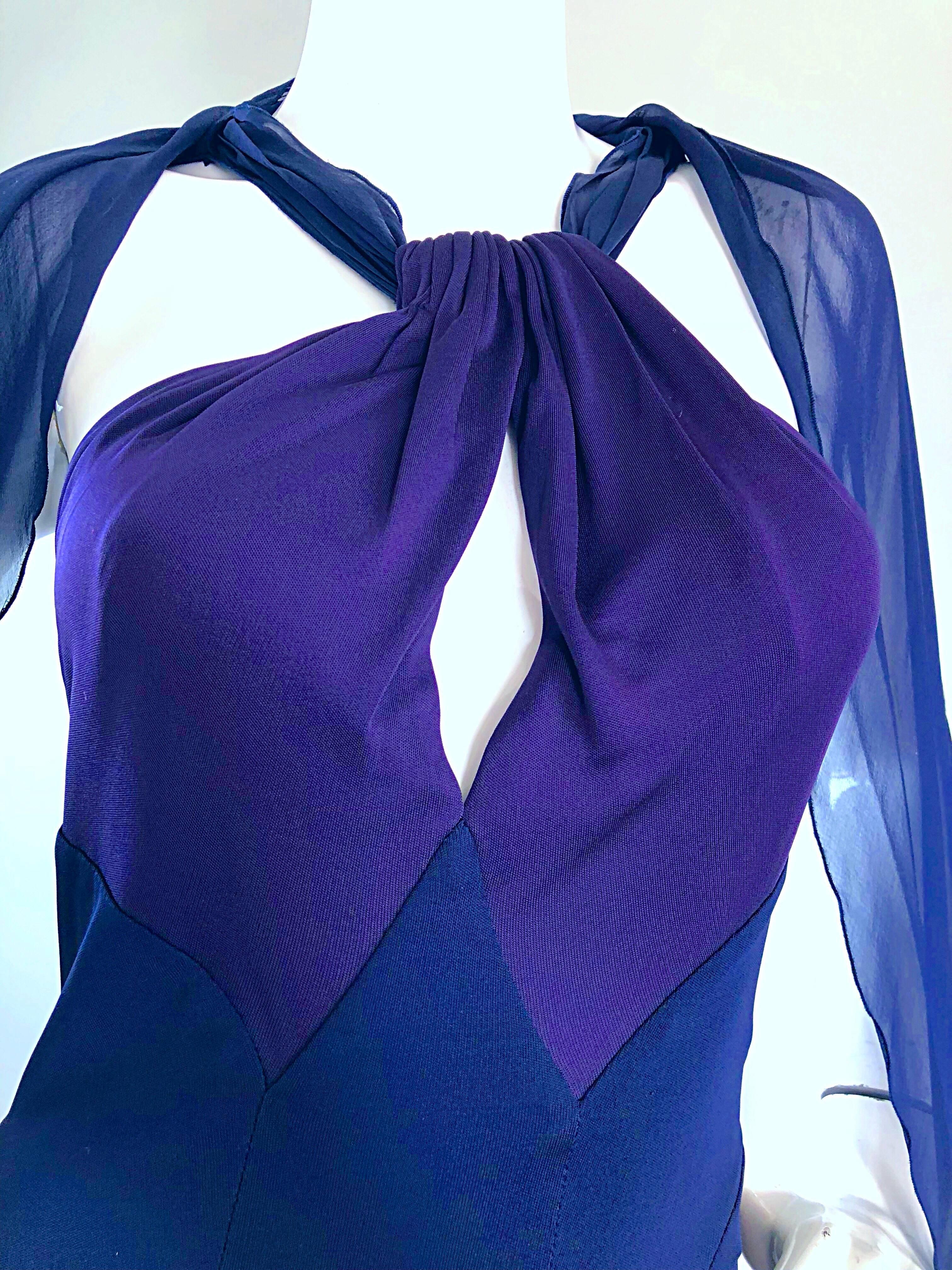 purple grecian dress