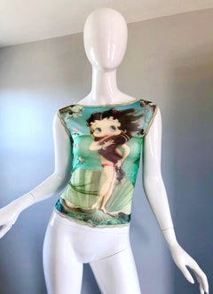 Raro top anni '90 Eletra Casadei " Nascita di Venere " Vintage anni '90