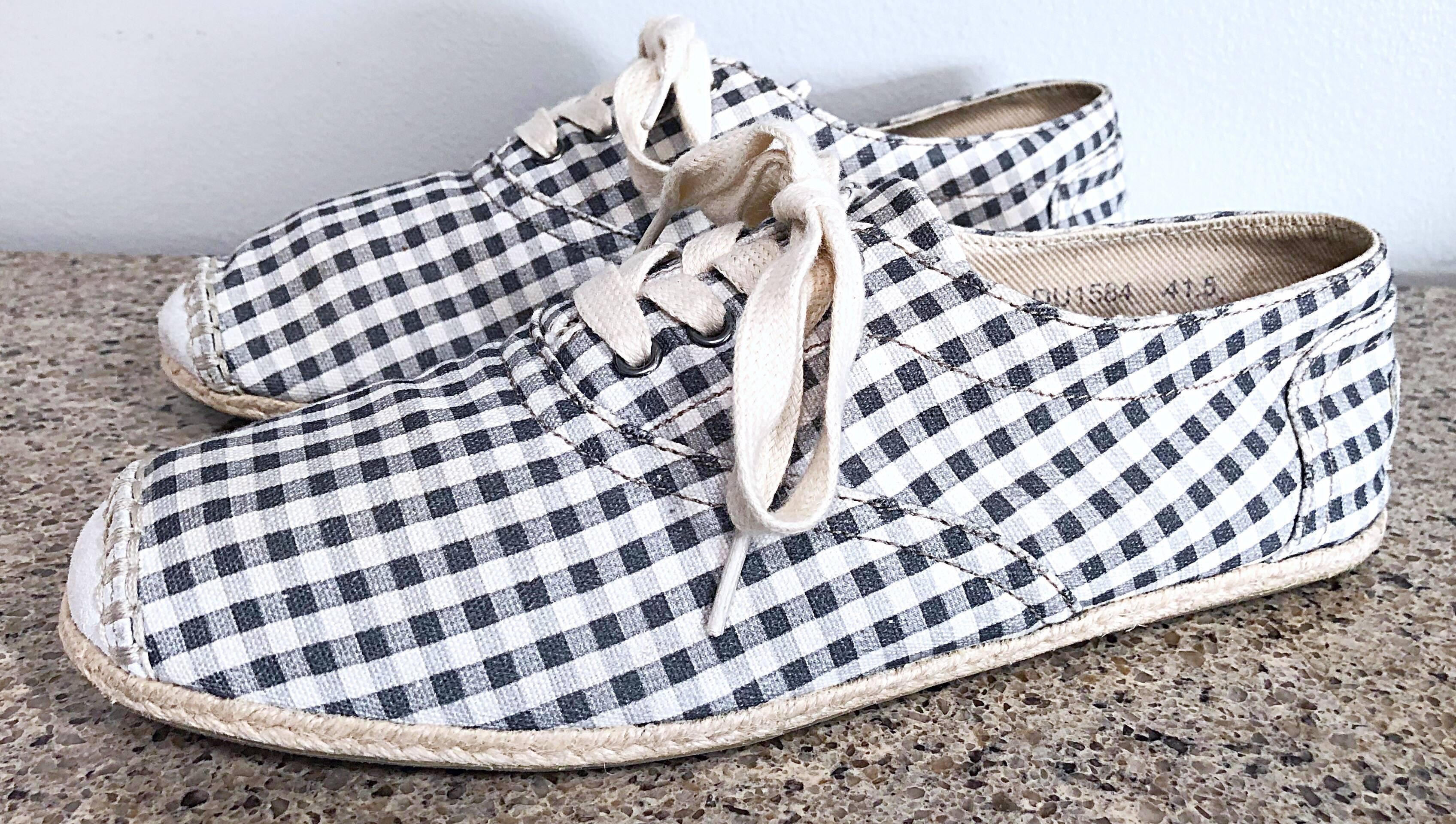 Dolce & Gabbana Nuevo Hombre de los 90s Talla US 8 / 8.5 EU 41.5 Alpargatas Zapatos de los 90s Gris en venta