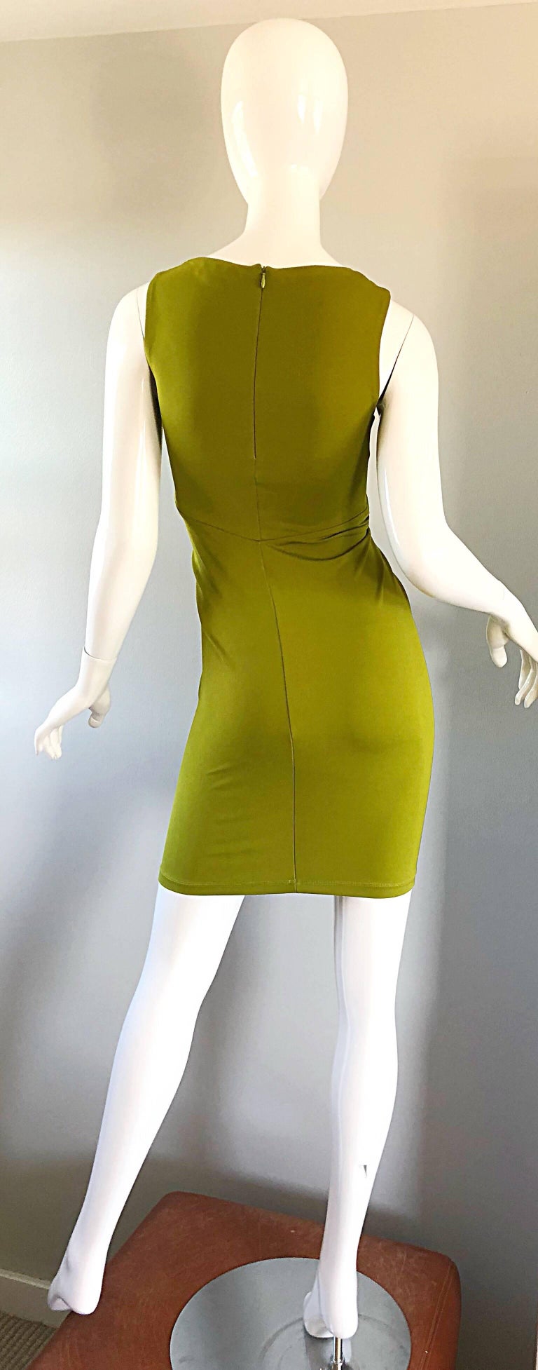 2000s Michael Kors Collection Chartreuse Green Size 2 - 4 Silk Jersey Dress  For Sale at 1stDibs | 2000s jersey dress, jersey dress 2000s outfit, jersey  dresses 2000s