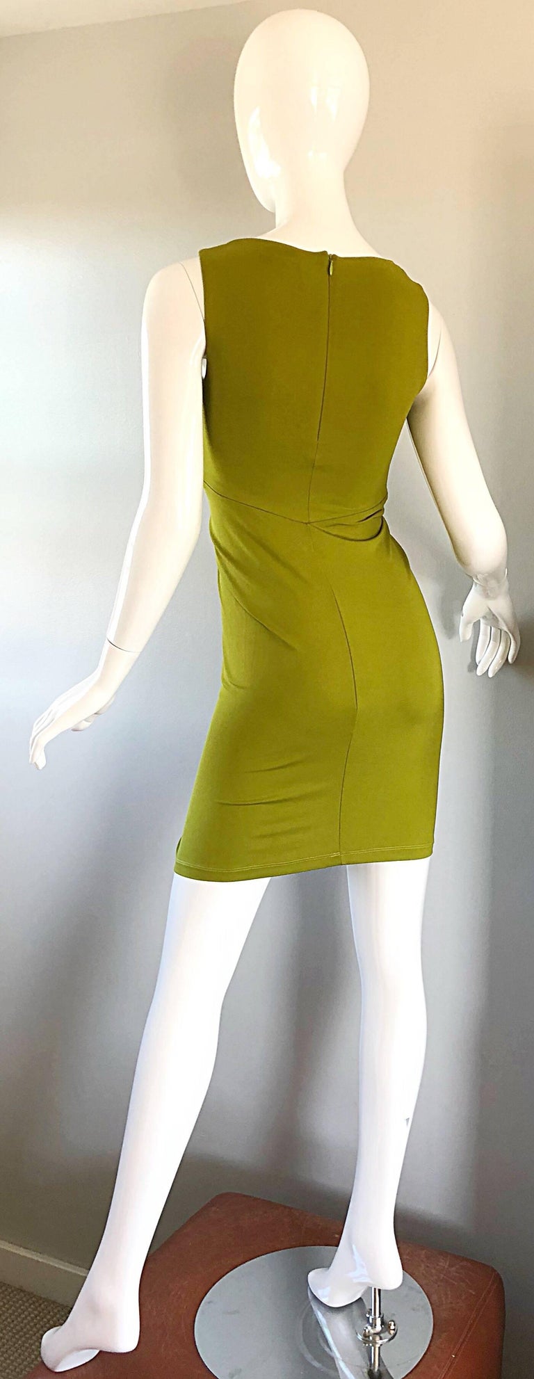green emerald velvet dress Michael Kors