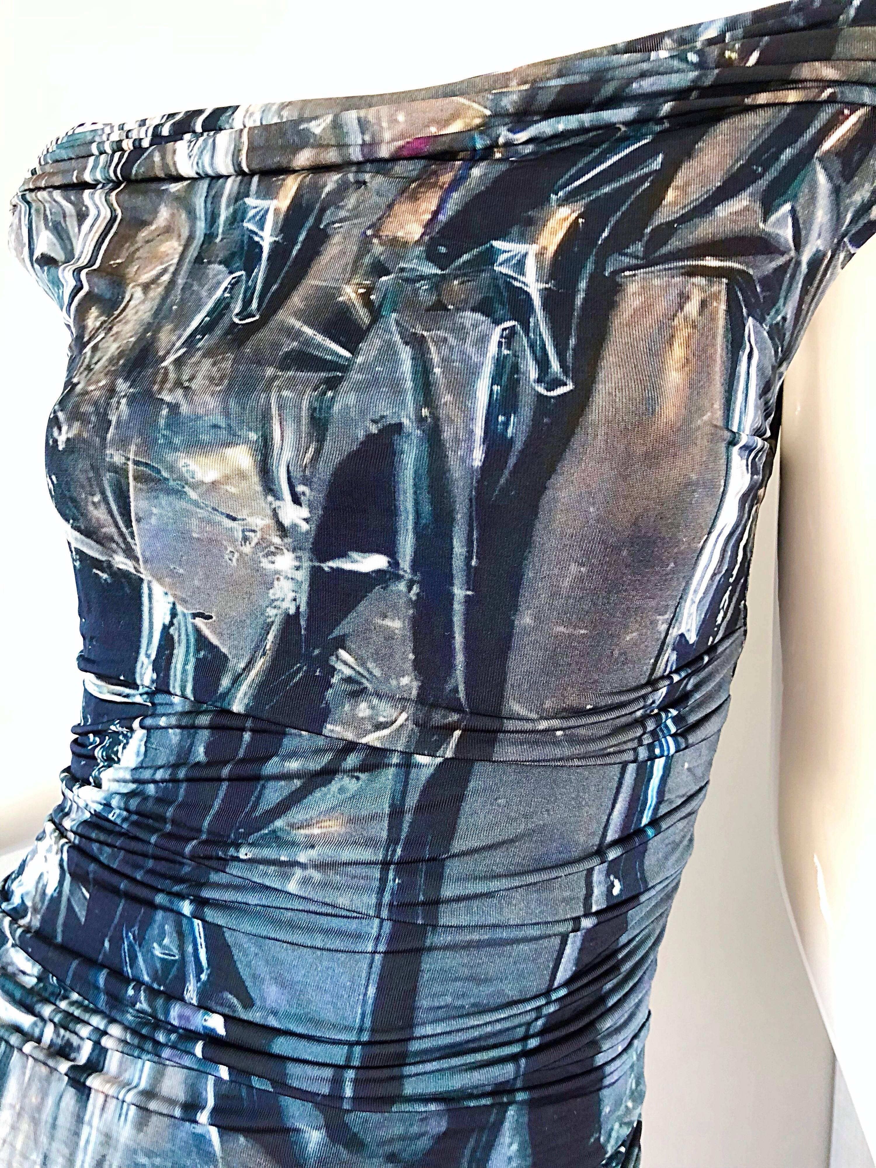 space print dress