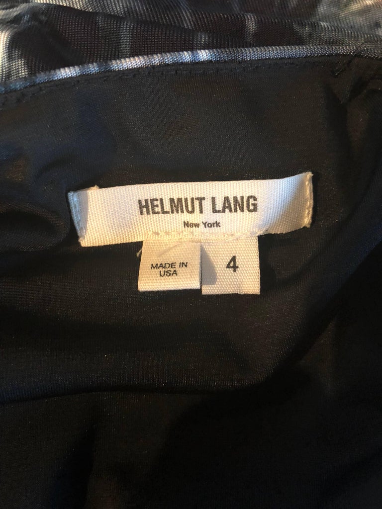 1990s Helmut Lang Galaxy Space Print Vintage Open Back 90s Jersey