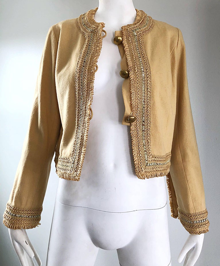 60’s/70’s Camel Cropped Utility Jacket main image 0
