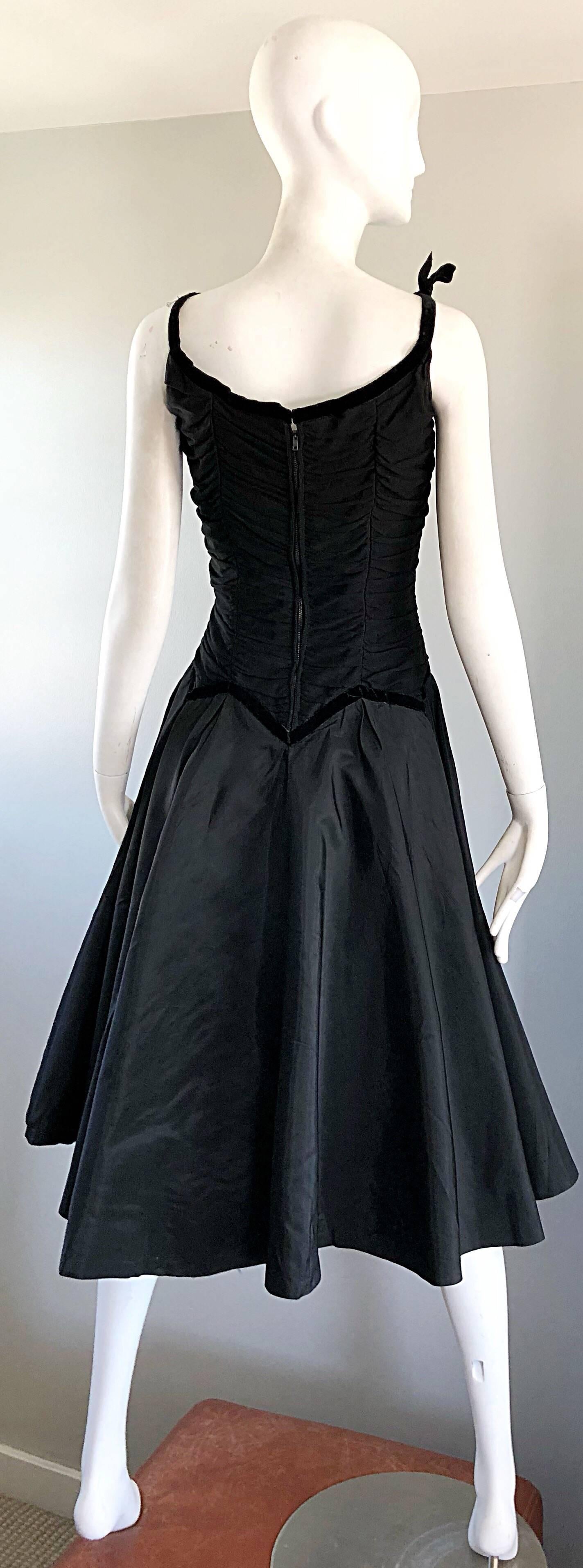 50s taffeta dress