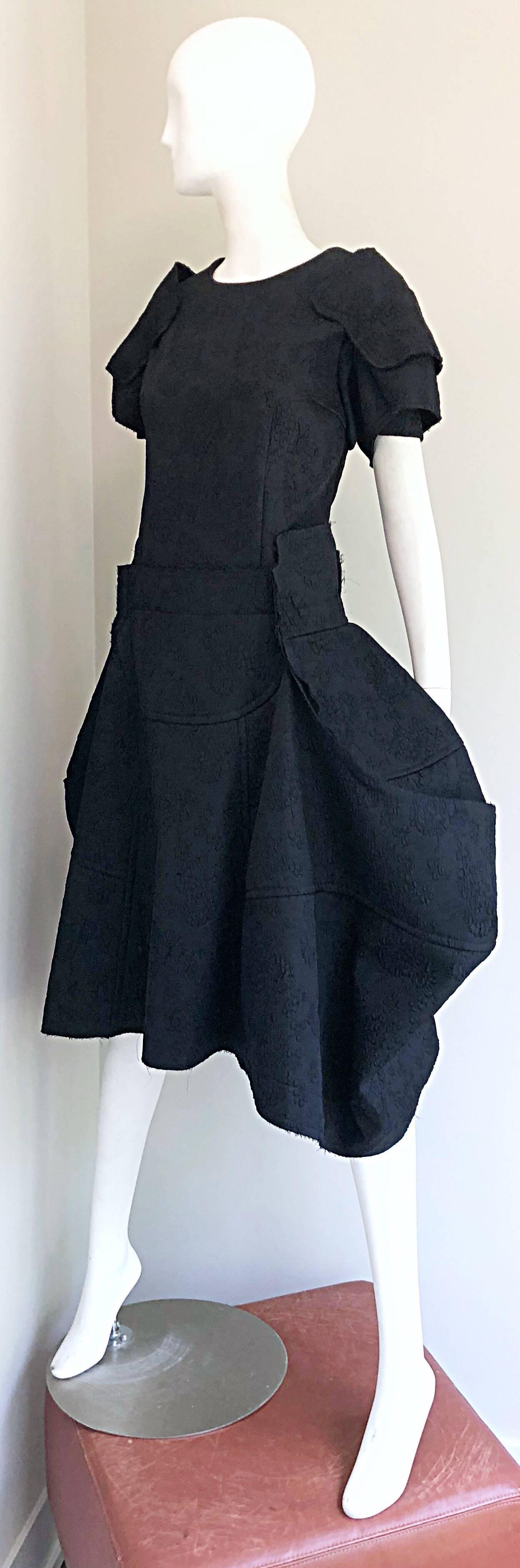 Comme Des Garcons Samurai 2016 Collection Black Avant Garde Collectible Dress 5