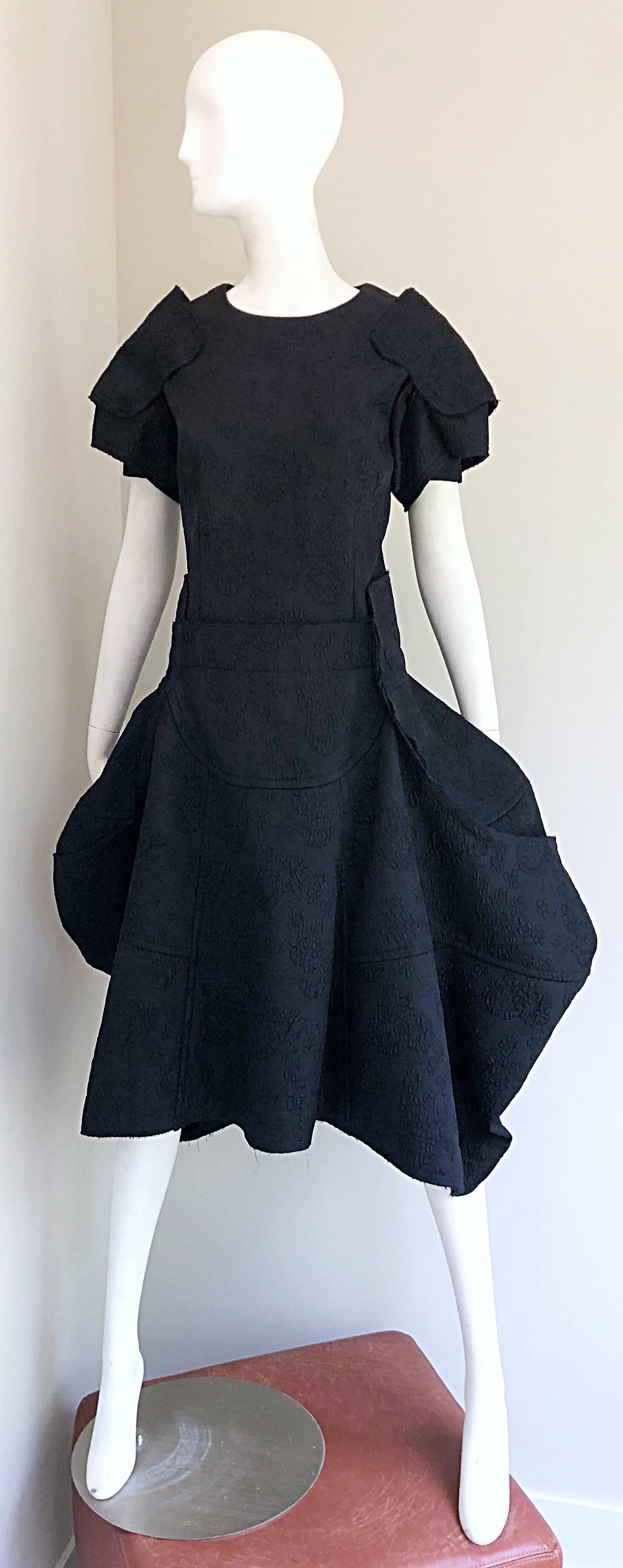 Comme Des Garcons Samurai 2016 Collection Black Avant Garde Collectible Dress 6