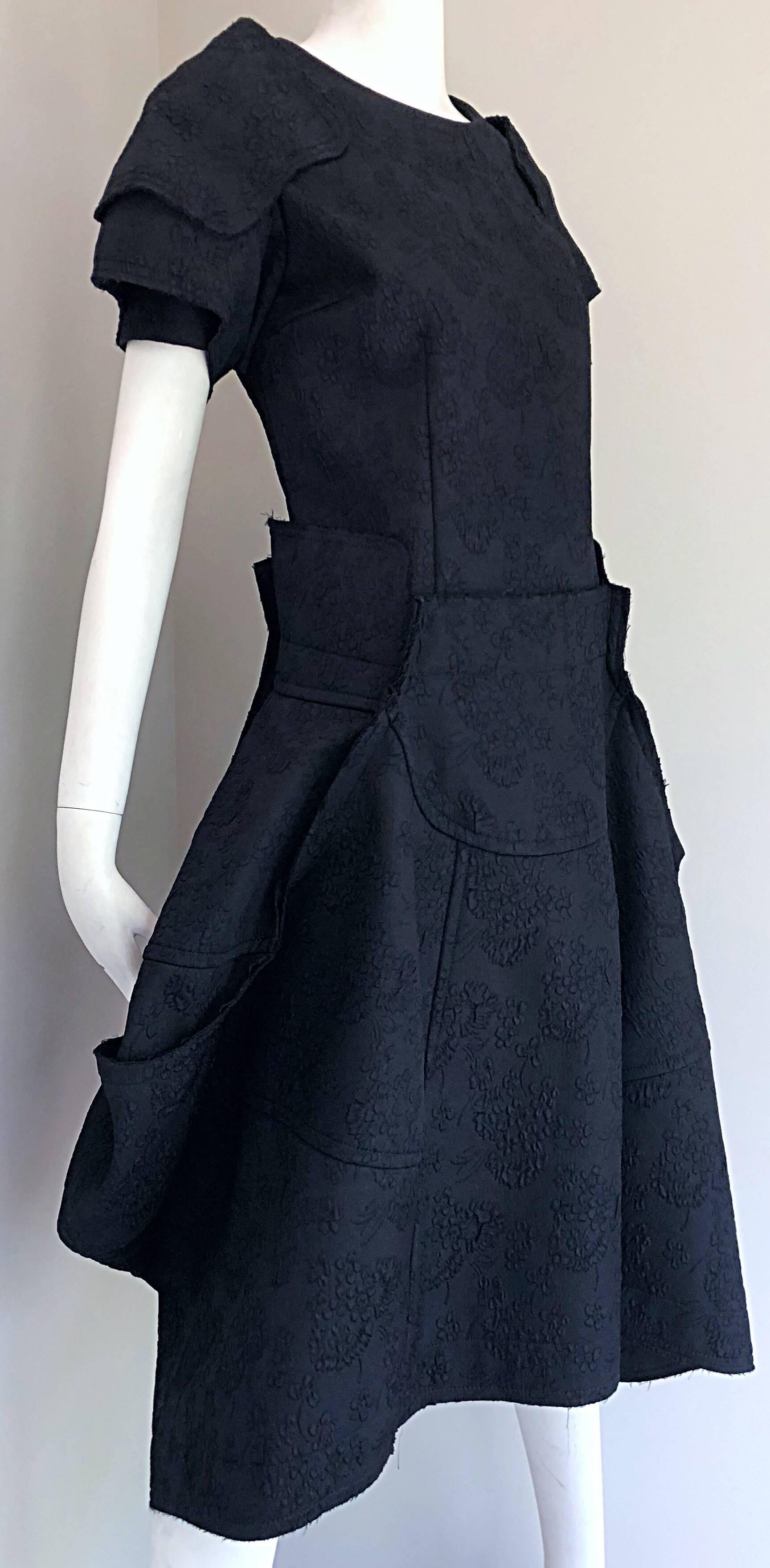 Comme Des Garcons Samurai 2016 Collection Black Avant Garde Collectible Dress 7