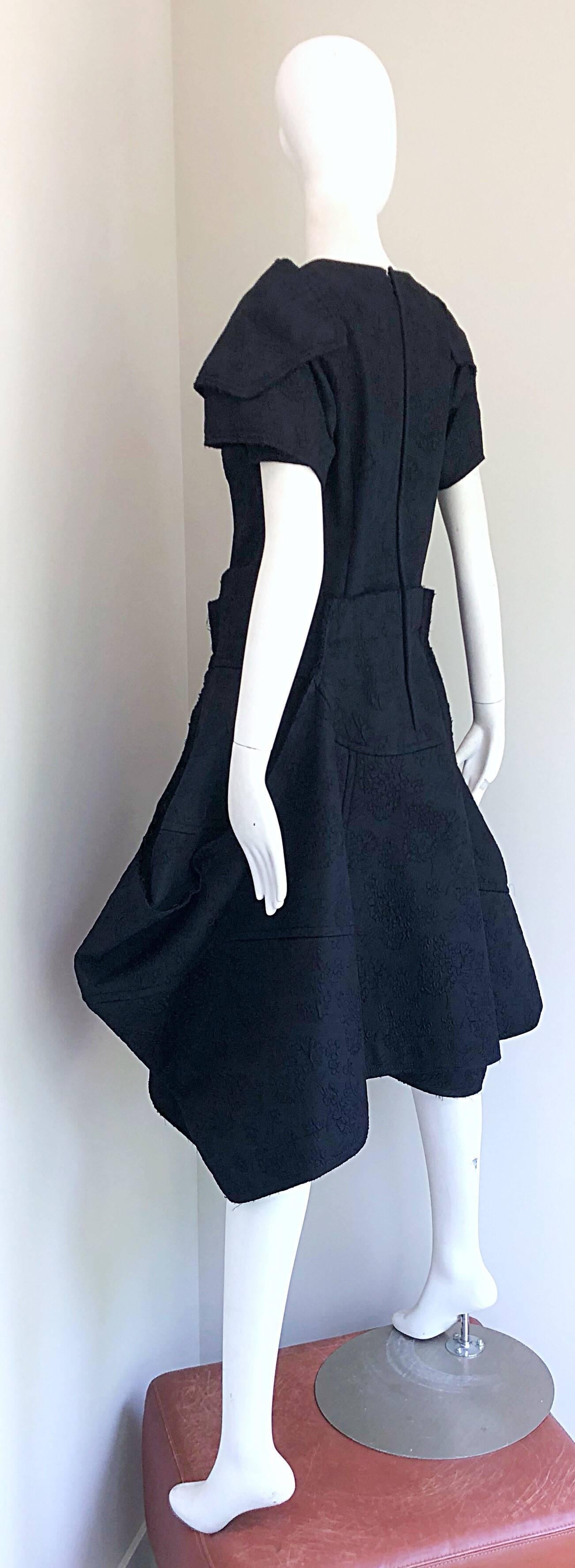 Comme Des Garcons Samurai 2016 Collection Black Avant Garde Collectible Dress 9