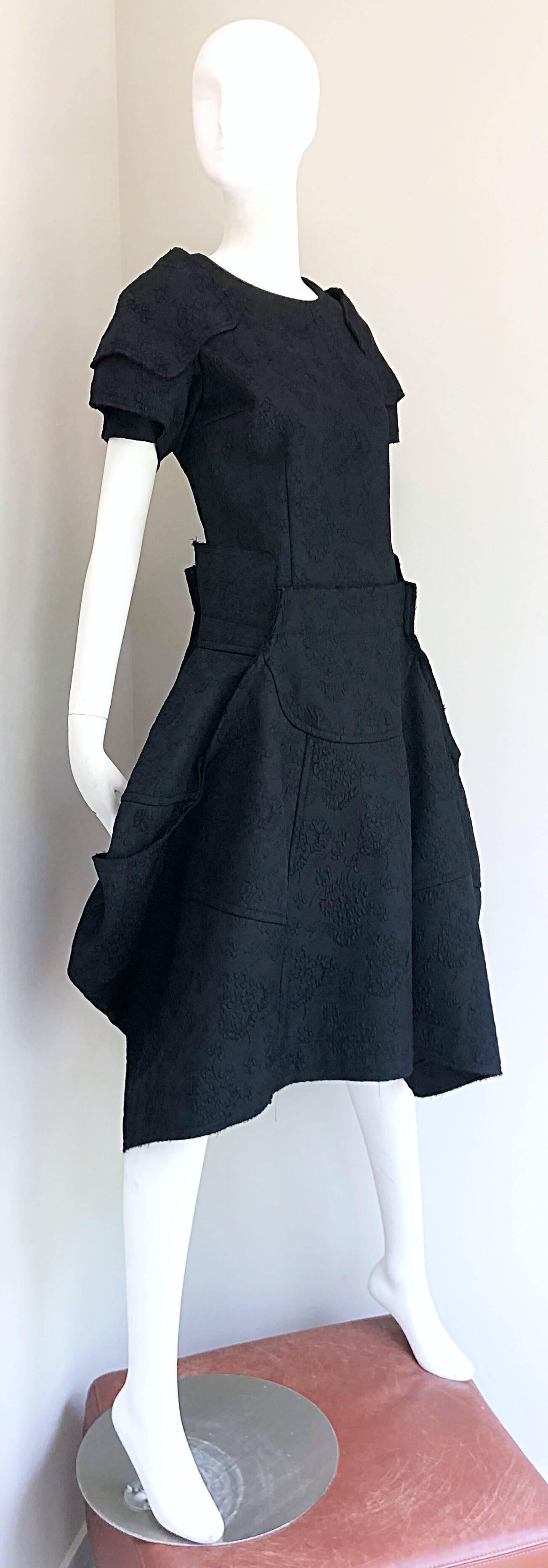 Comme Des Garcons Samurai 2016 Collection Black Avant Garde Collectible Dress 11