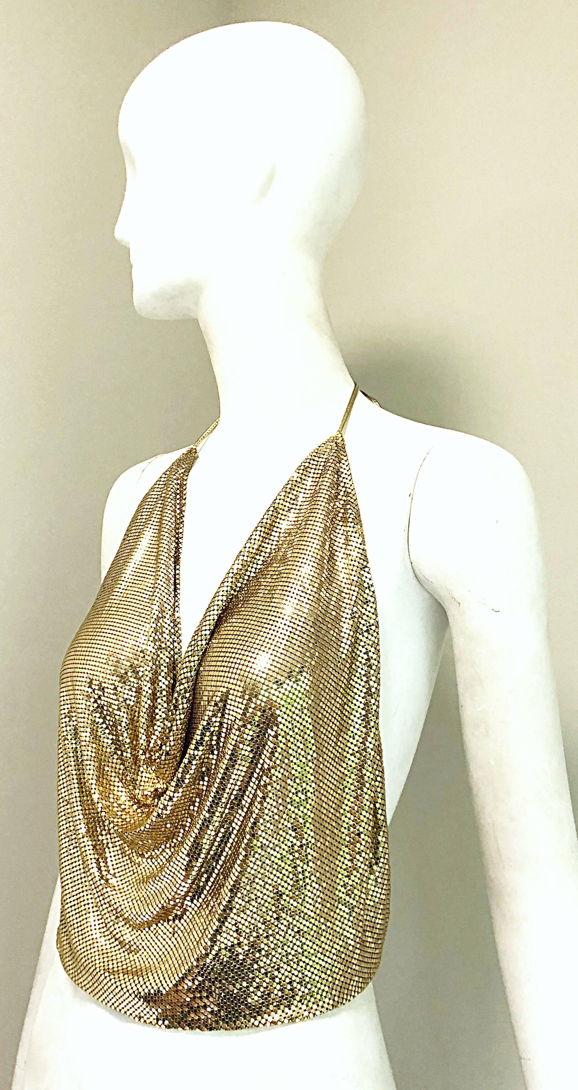 gold 70s top