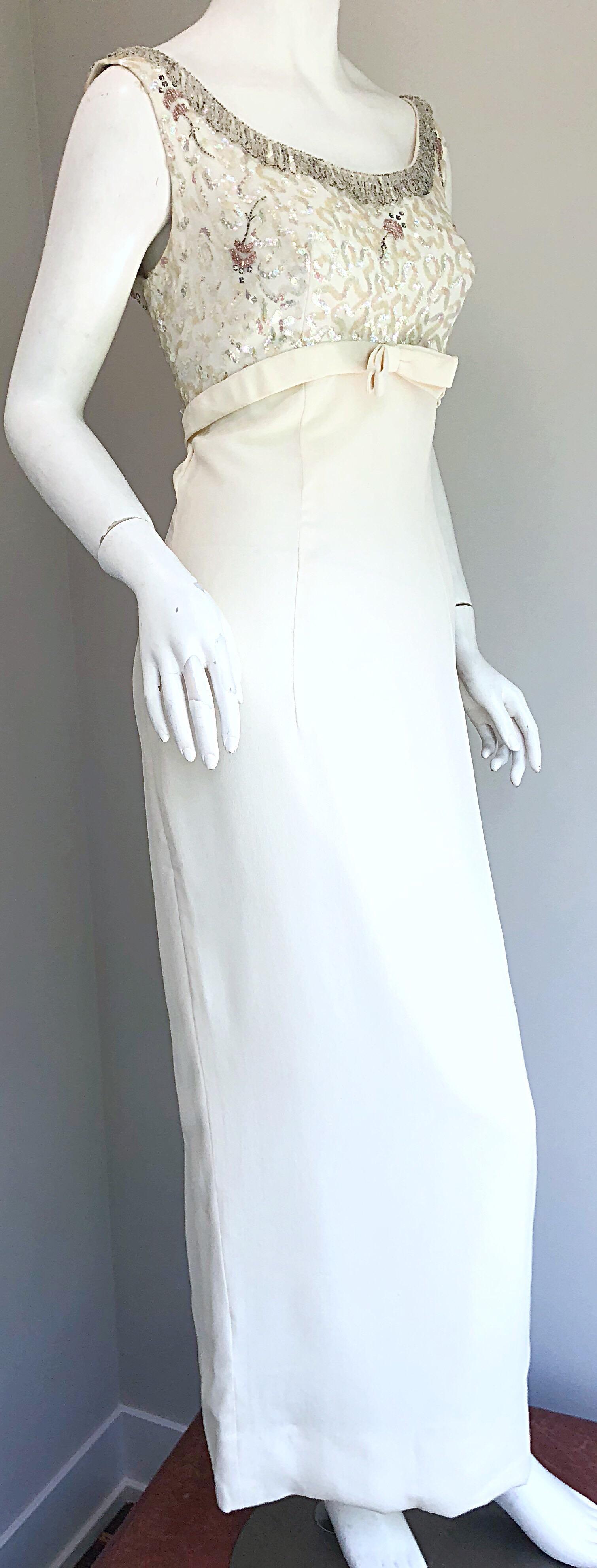 60s evening gown
