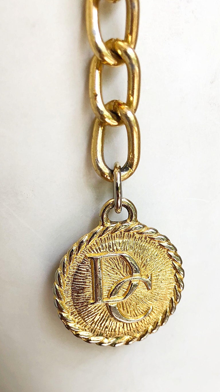 Amazing 1990s Gold Metal Elephant Novelty Vintage 90s Chain  display picture 1