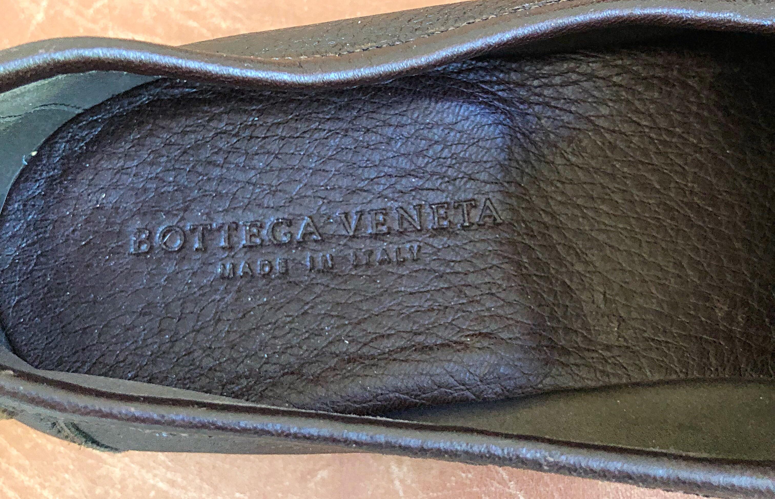 Bottega Veneta Size 38.5 / 8 - 8.5 Chocolate Brown Women's Flats Loafers Shoes For Sale 2