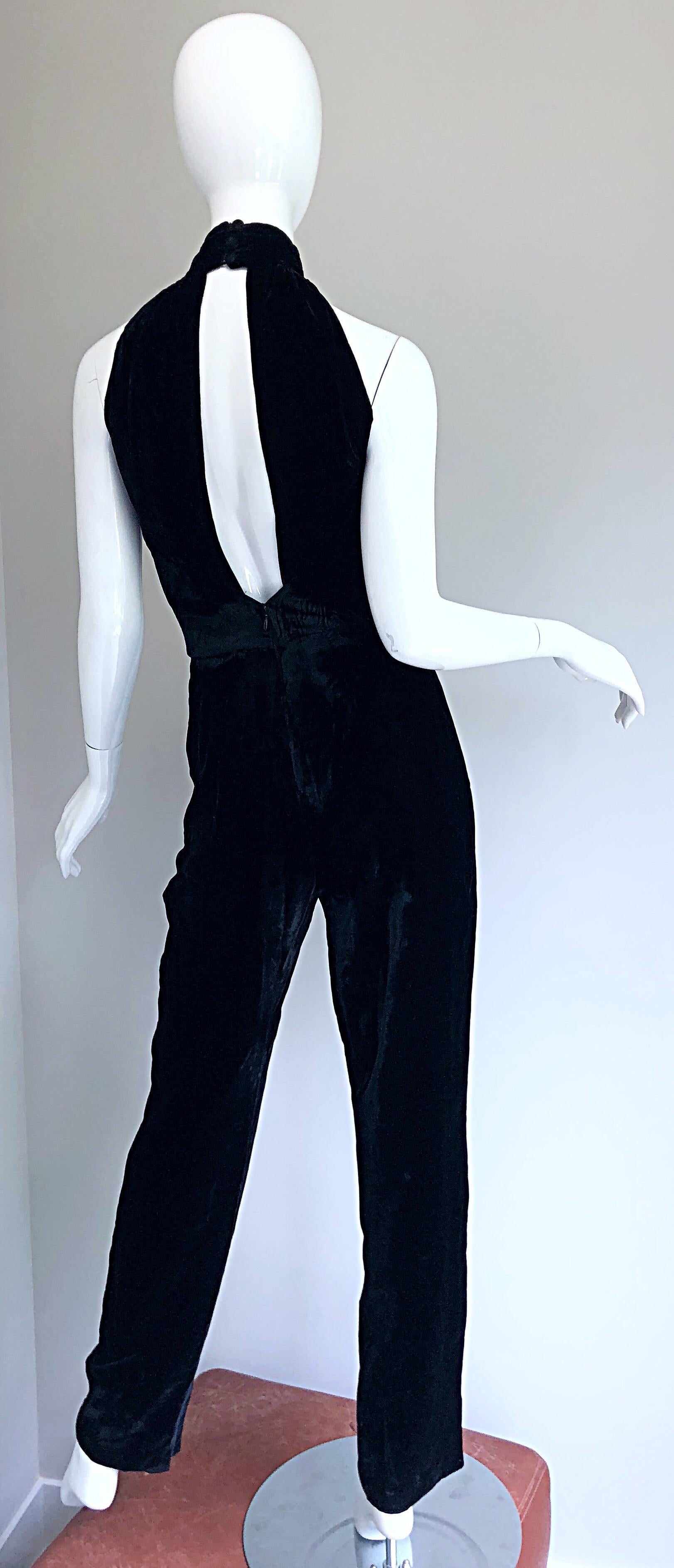 90s velvet jumpsuit