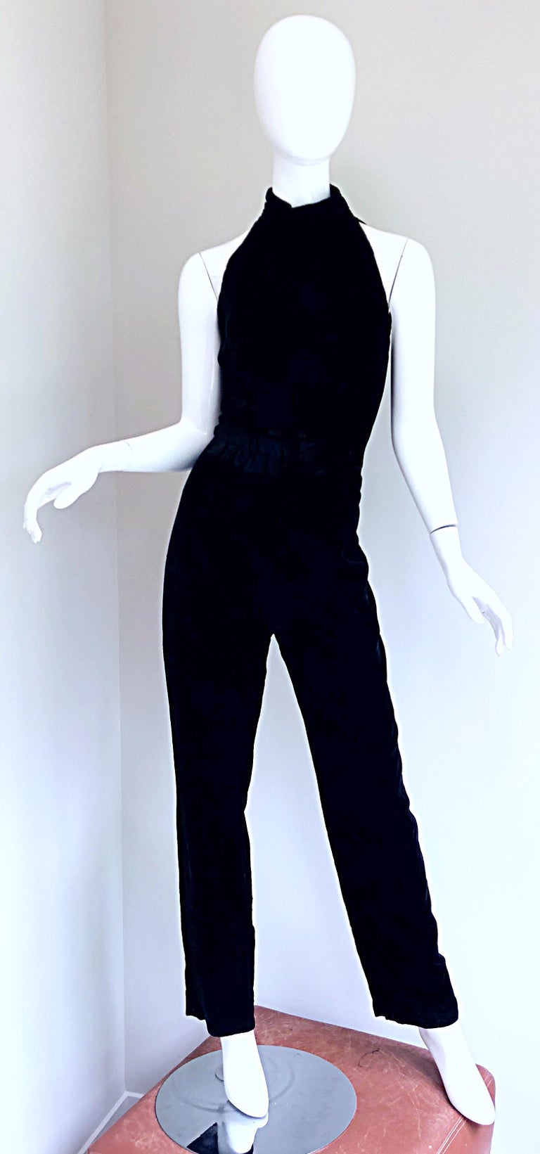 velour jumpsuit 90s