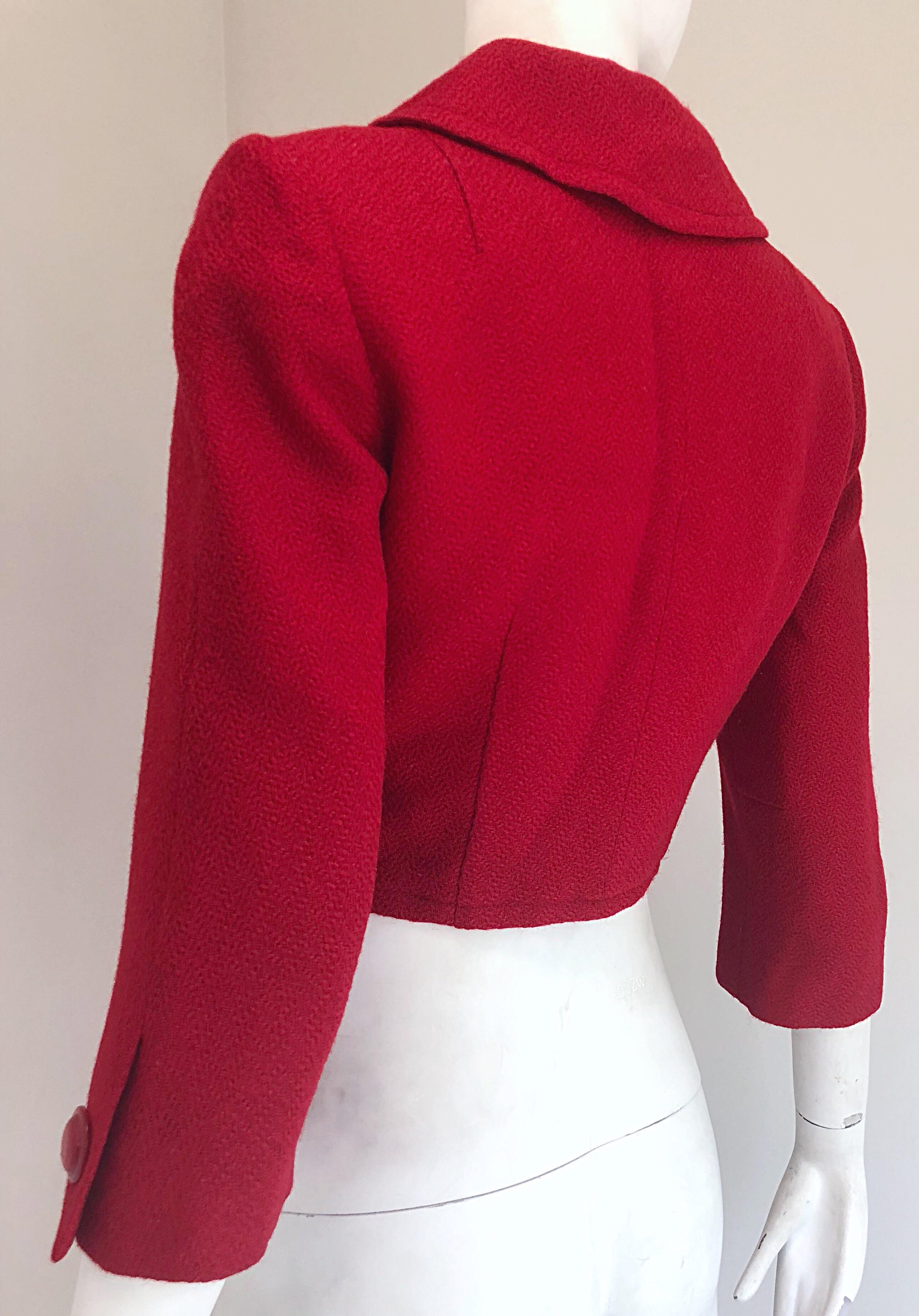 vintage cropped jacket