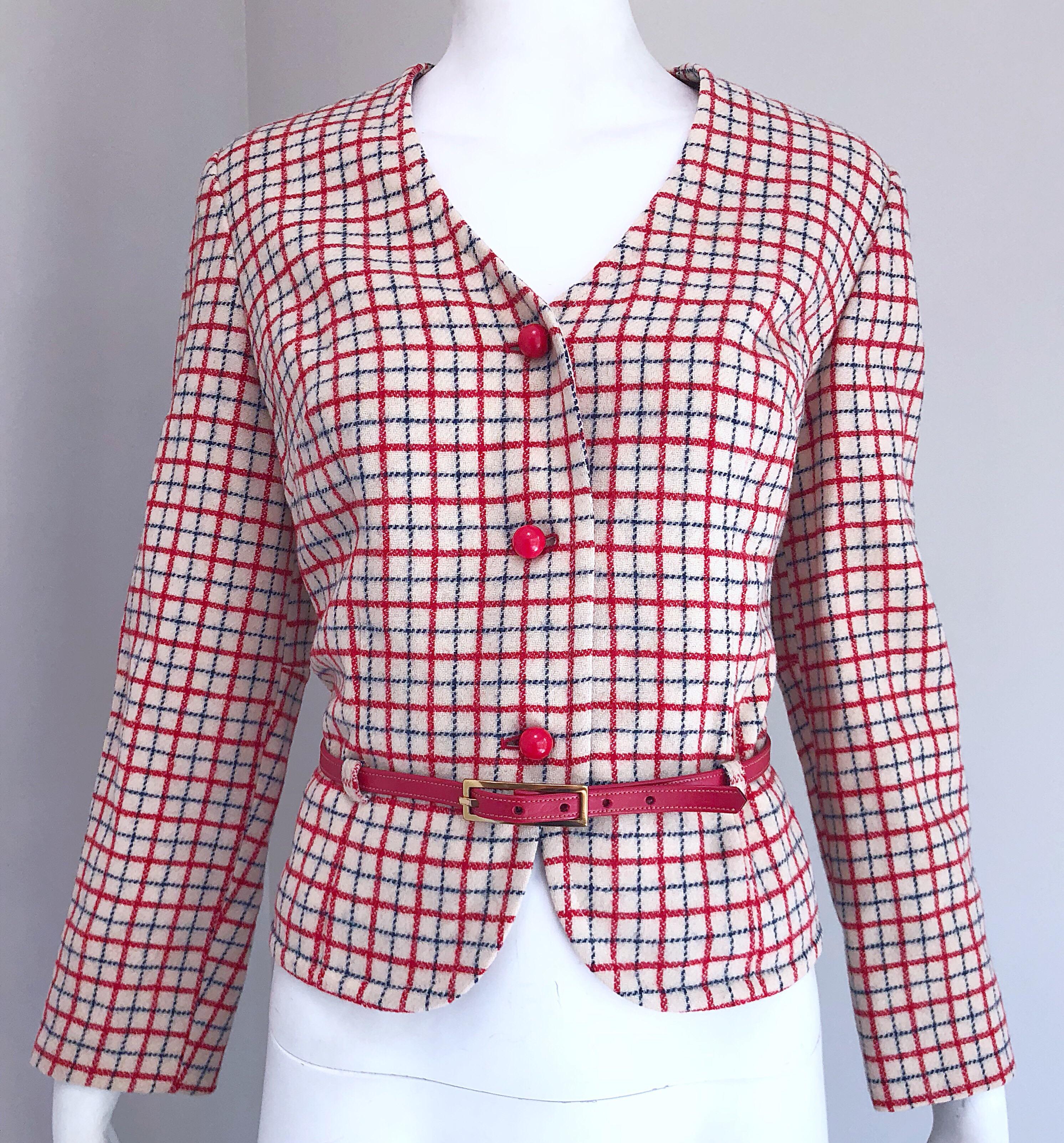 pendleton red plaid jacket