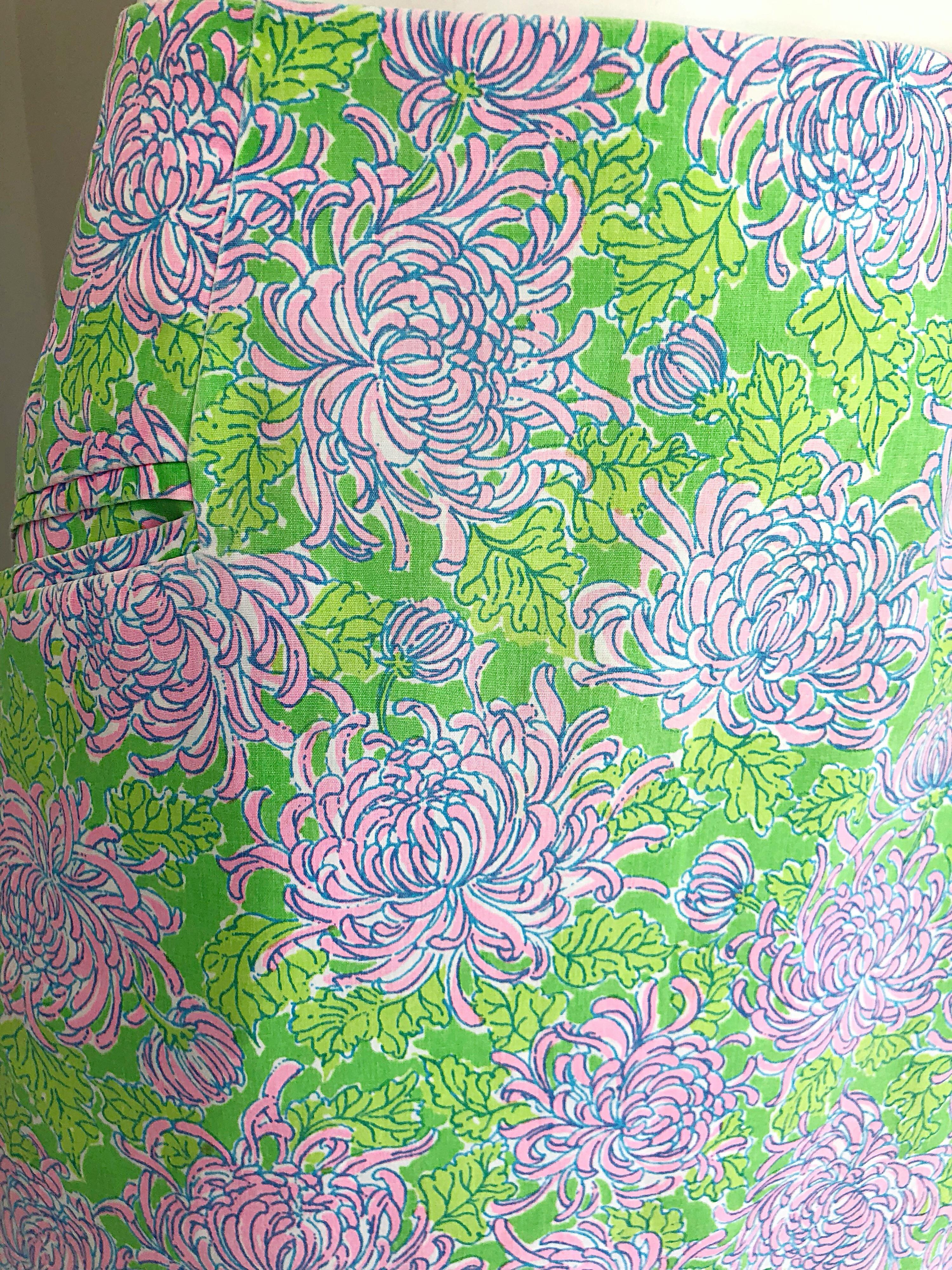 lilly pulitzer pink flower print