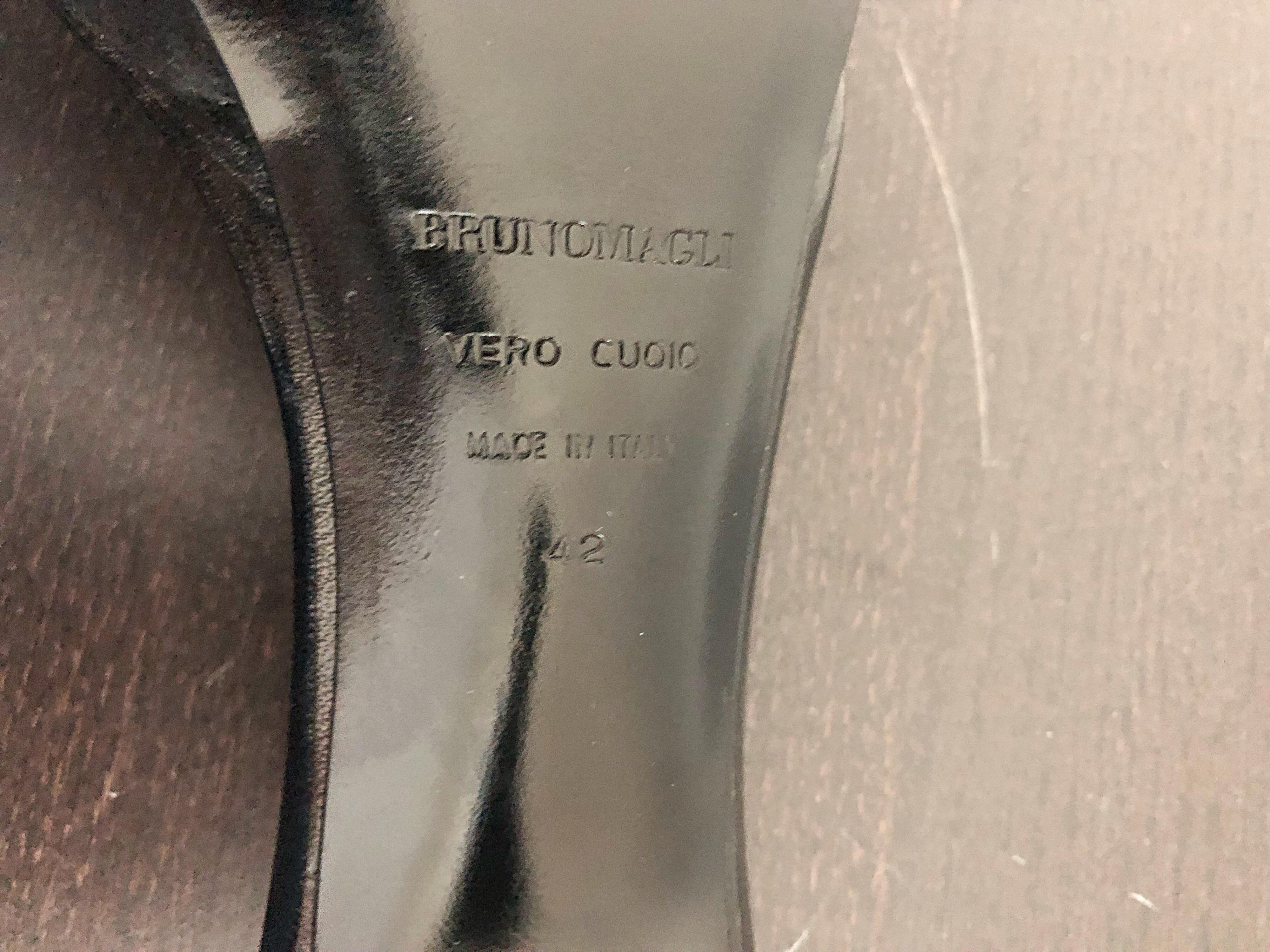 Never Worn 1990s Bruno Magli Size 12 / 42 Black Rhinestone Strappy High Heels For Sale 5