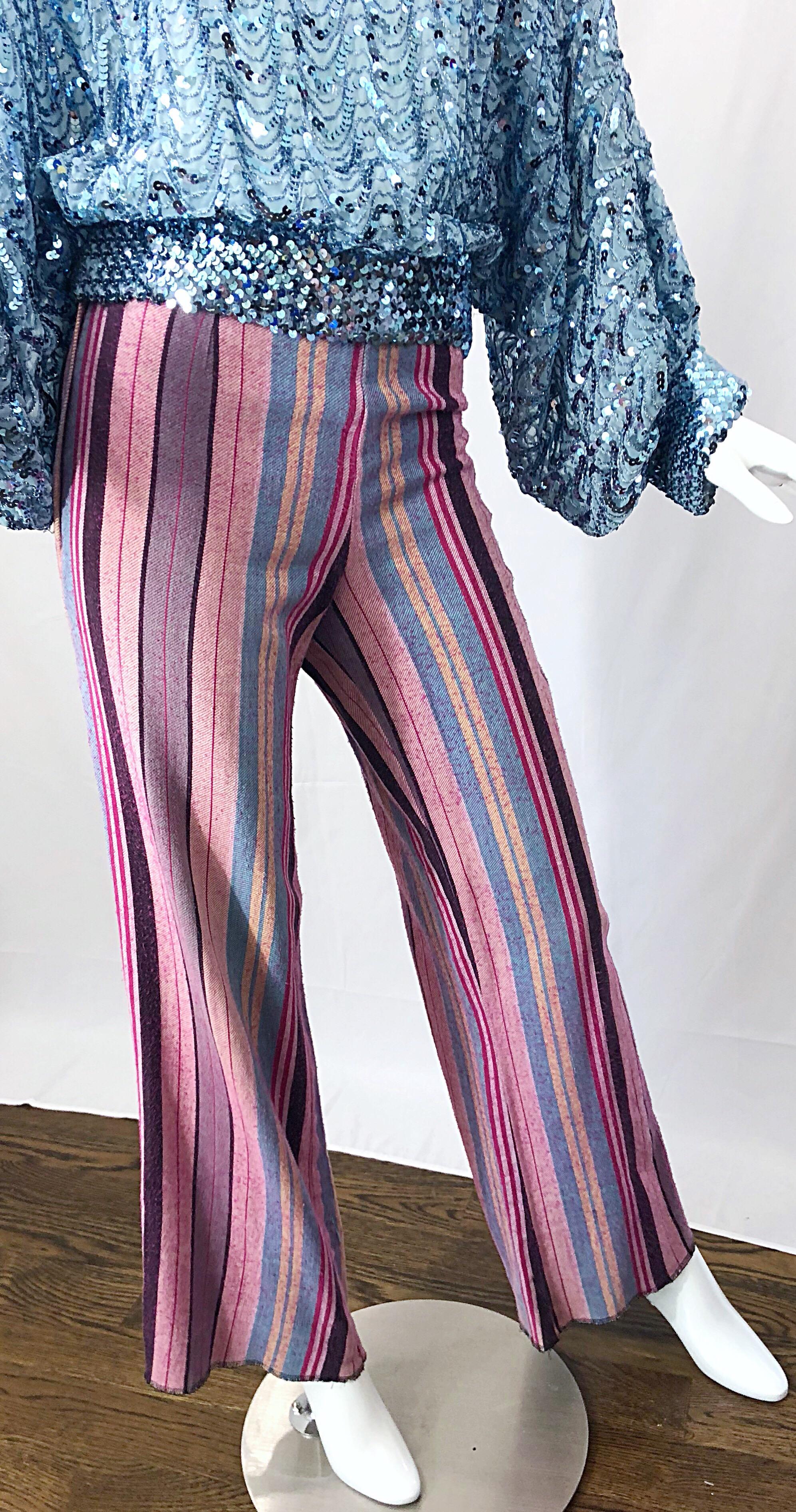 70s striped pants mens