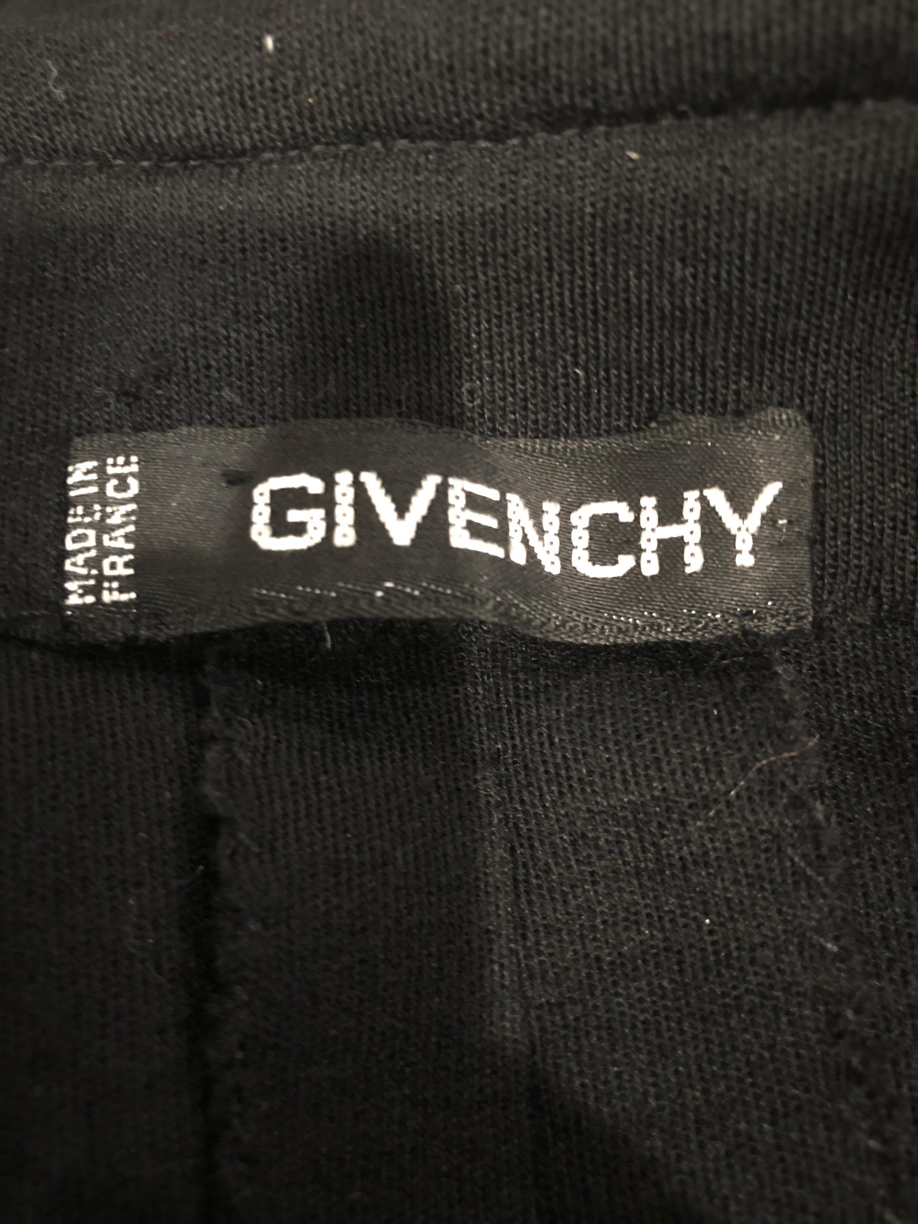 Combinaison jupe une pièce vintage Givenchy Haute Couture en laine noire à manches longues en vente 12