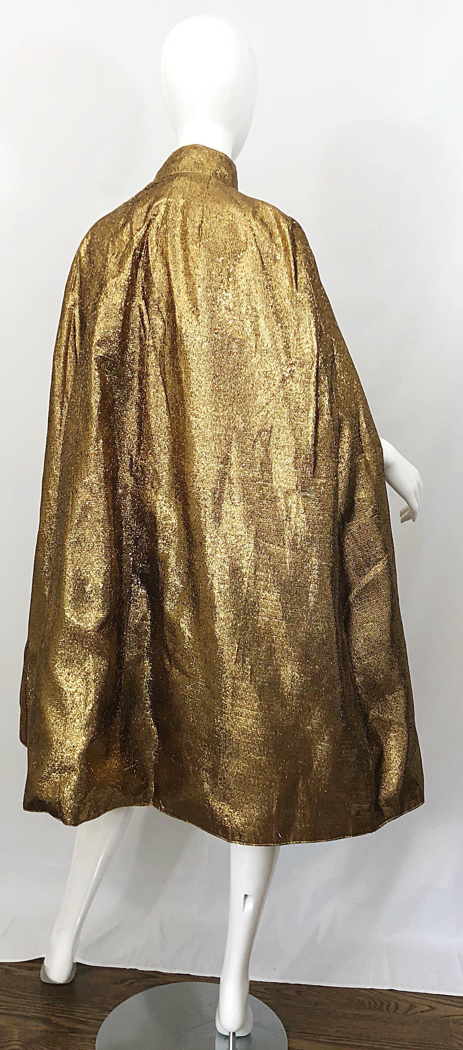 gold lame jumpsuit 70s