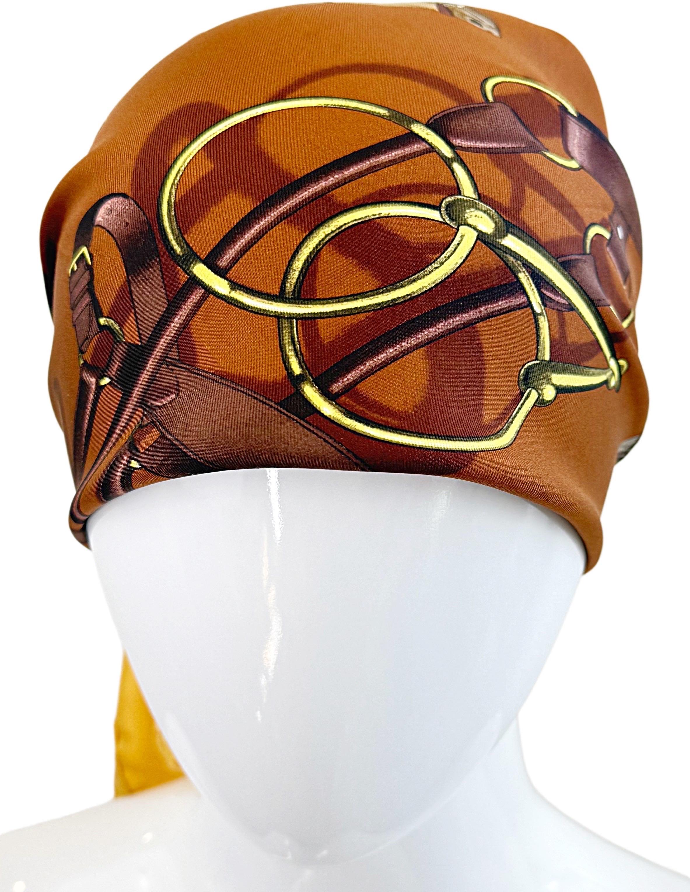 Orange Foulard en soie 
