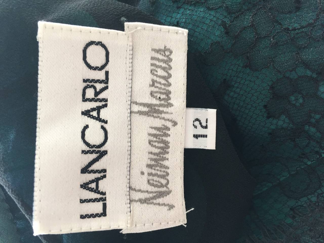 Beautiful Vintage Liancarlo / Neiman Marcus Silk Victorian Poet's Blouse + Lace 6