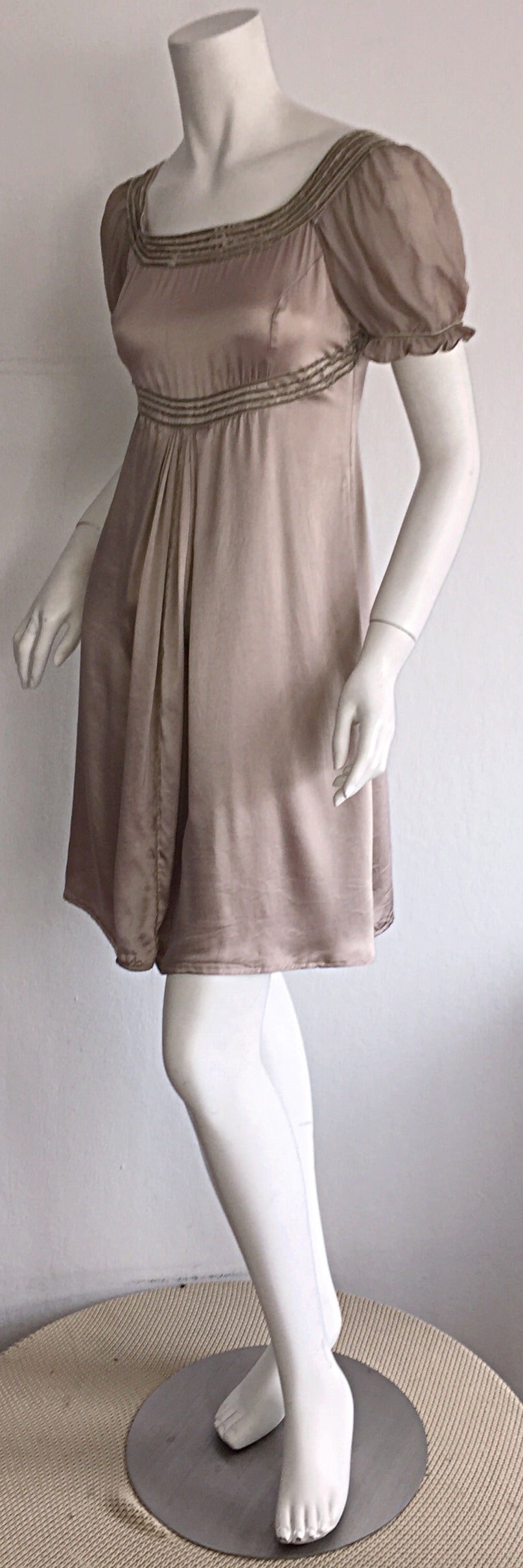 babydoll silk dress