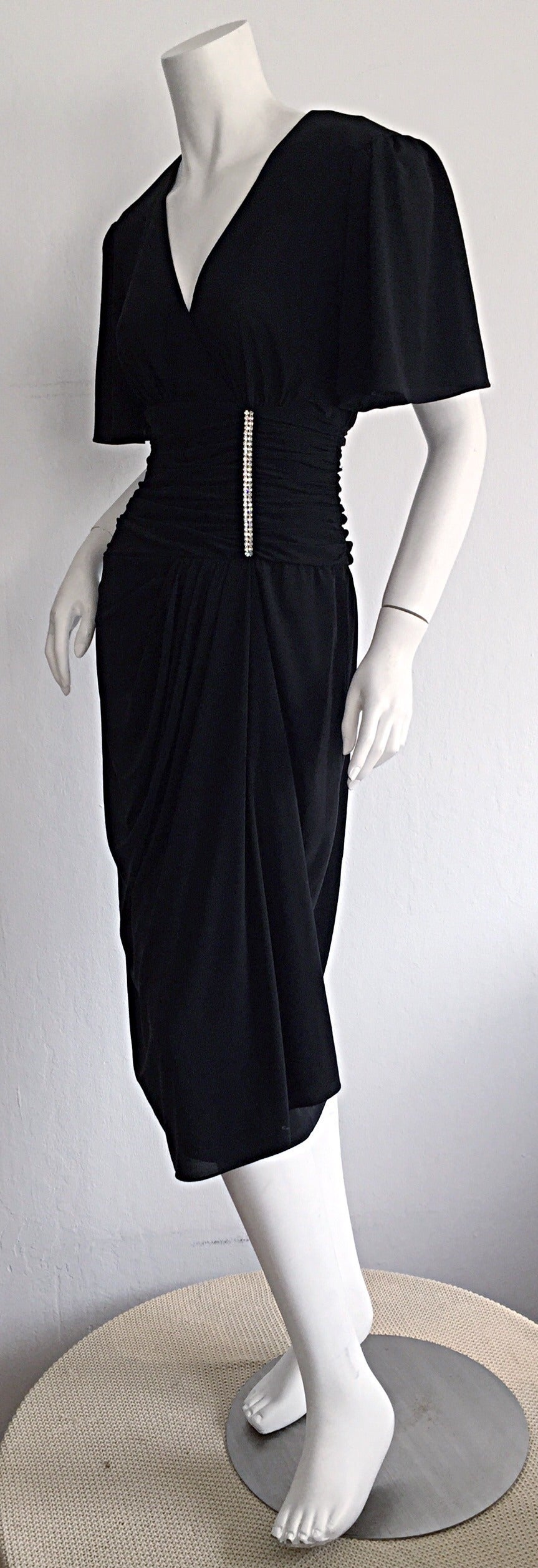 1940s black dress