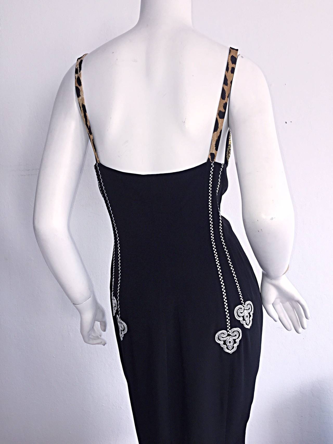 Super Rare Vintage Future Rifat Ozbek Sexy Ethnic Black Coin Dress In Excellent Condition For Sale In San Diego, CA