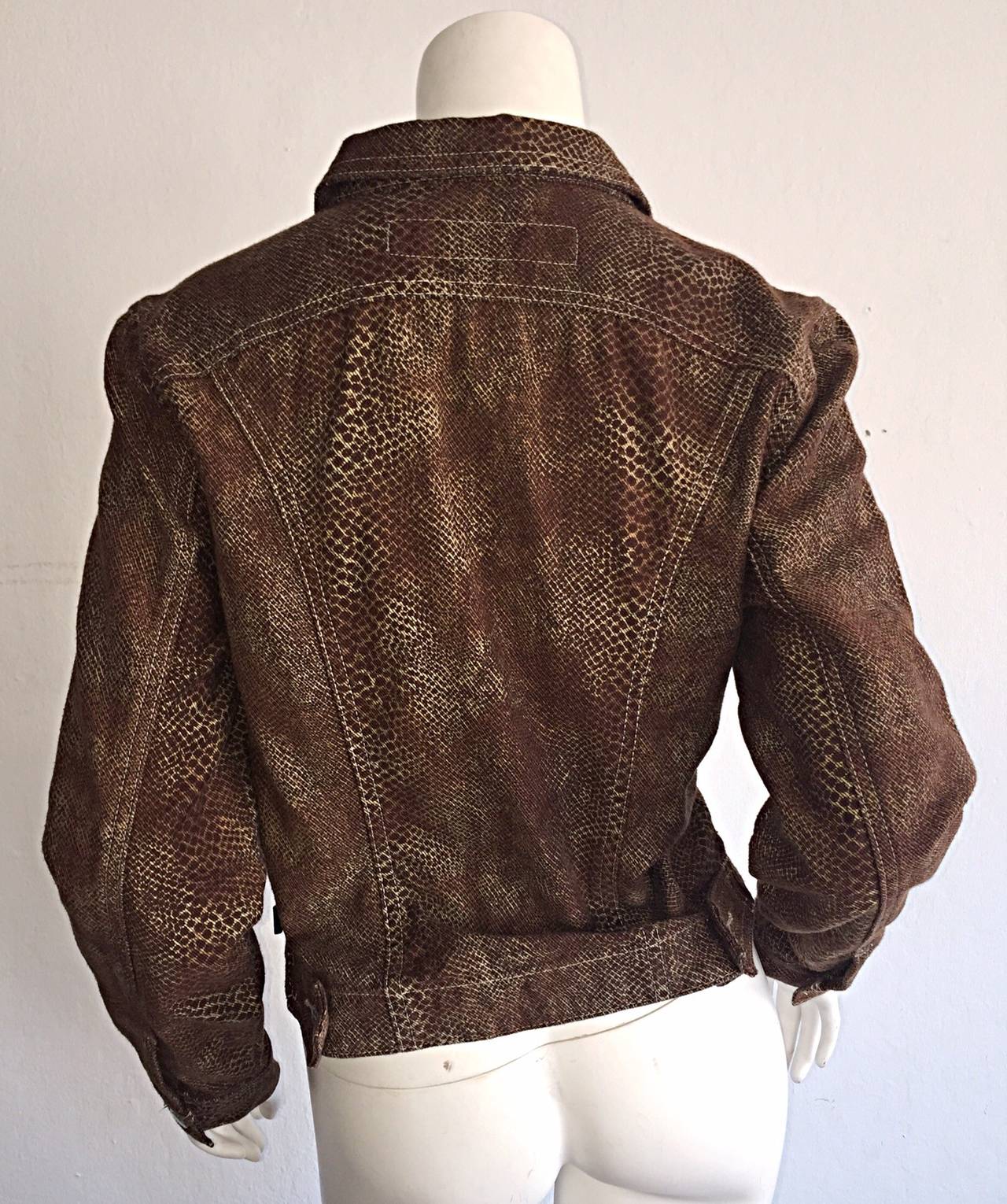 brown denim jacket womens