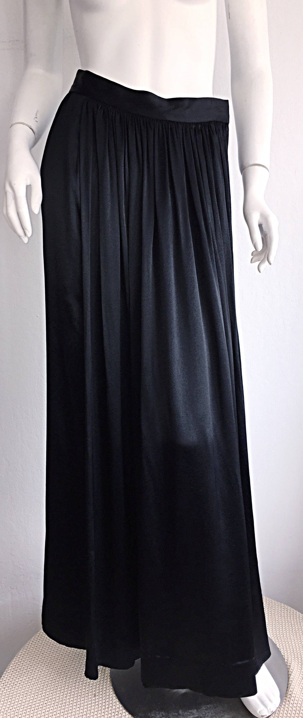 ysl maxi skirt