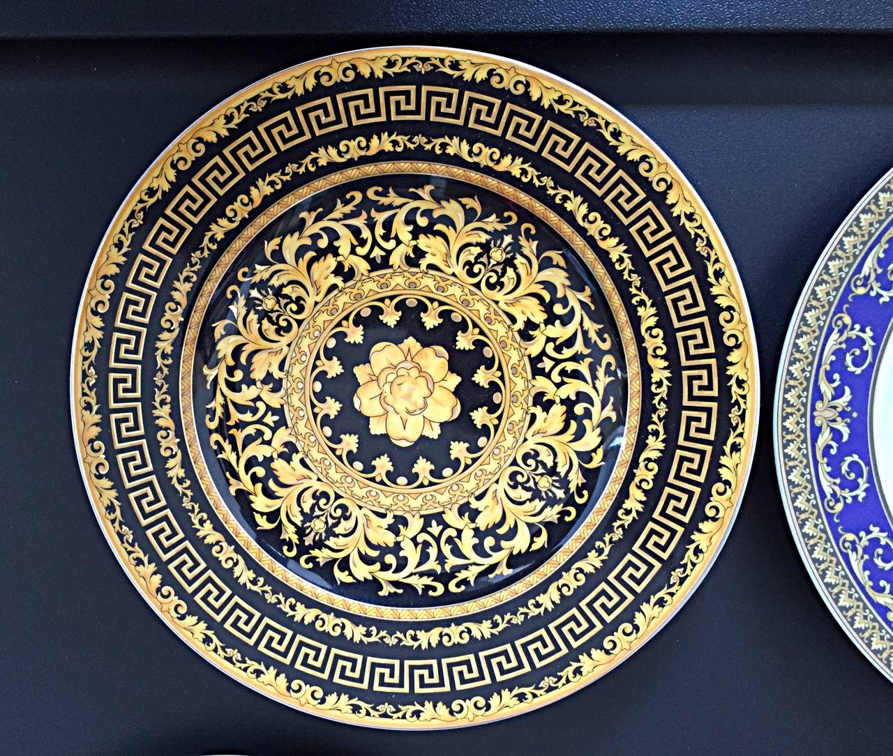 Brand New Vintage Gianni Versace China Salad / Appetizer Plates ( Set of 6  ) at 1stDibs