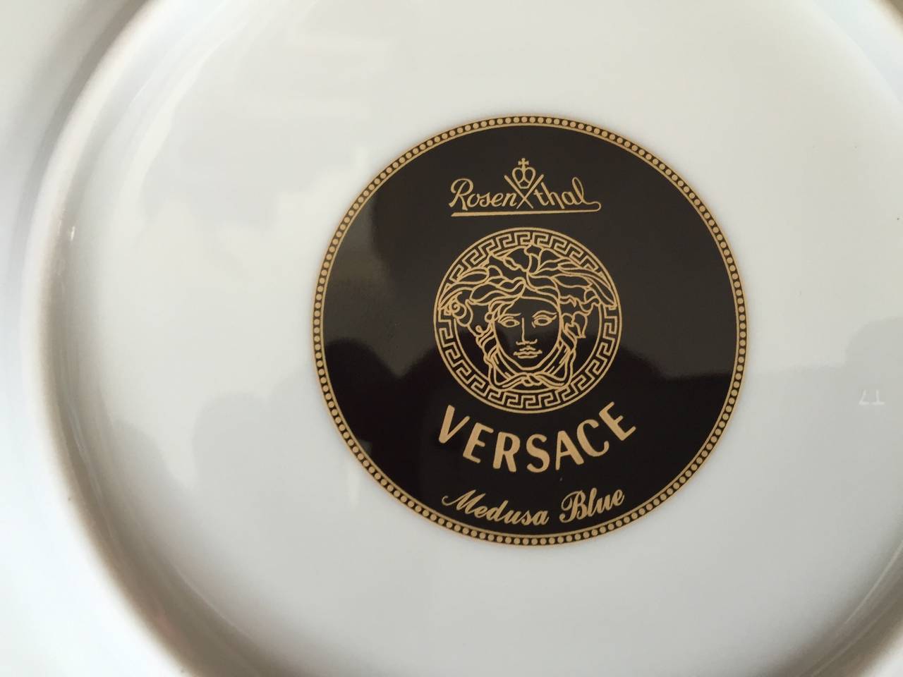 Brand New Vintage Gianni Versace China Salad / Appetizer Plates ( Set of 6 ) 1