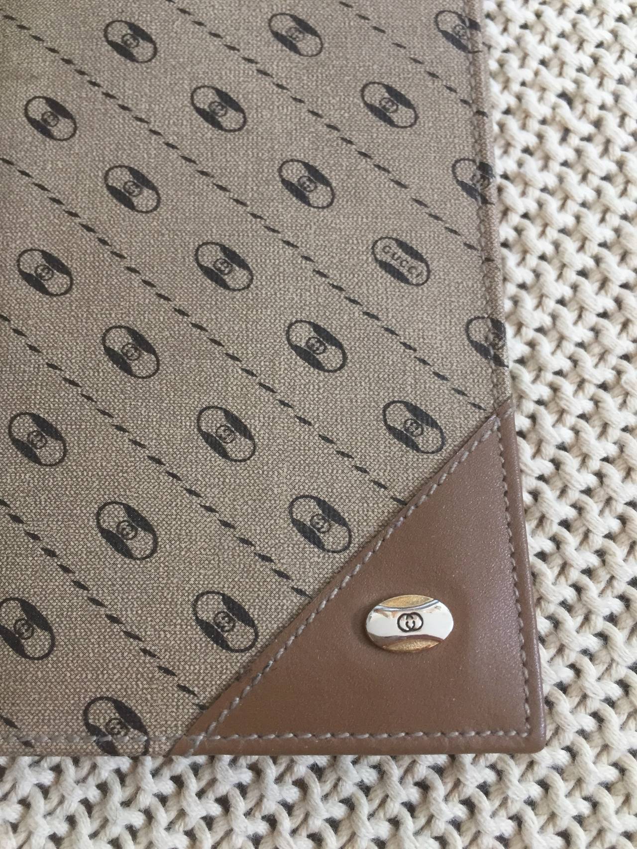 New Vintage Gucci &quot; Anniversary Collection &quot; Wallet Checkbook Purse For Sale at 1stdibs
